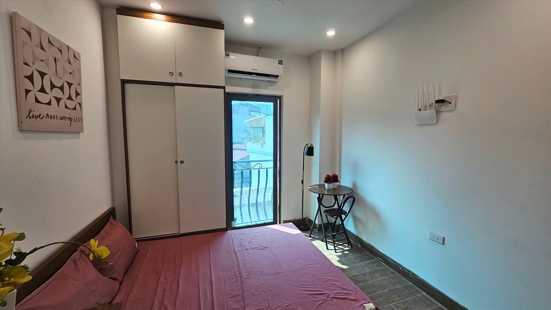 Phòng trọ Studio 30m2 tại GD Home Trần Cung - Bắc Từ Liêm - Phòng ngủ