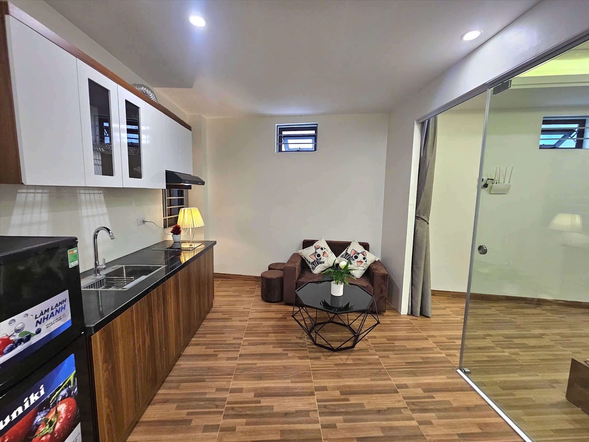 Phòng trọ 1 Phòng ngủ 30m2 tại GD Home Võ Chí Công - Tây Hồ - Phòng khách