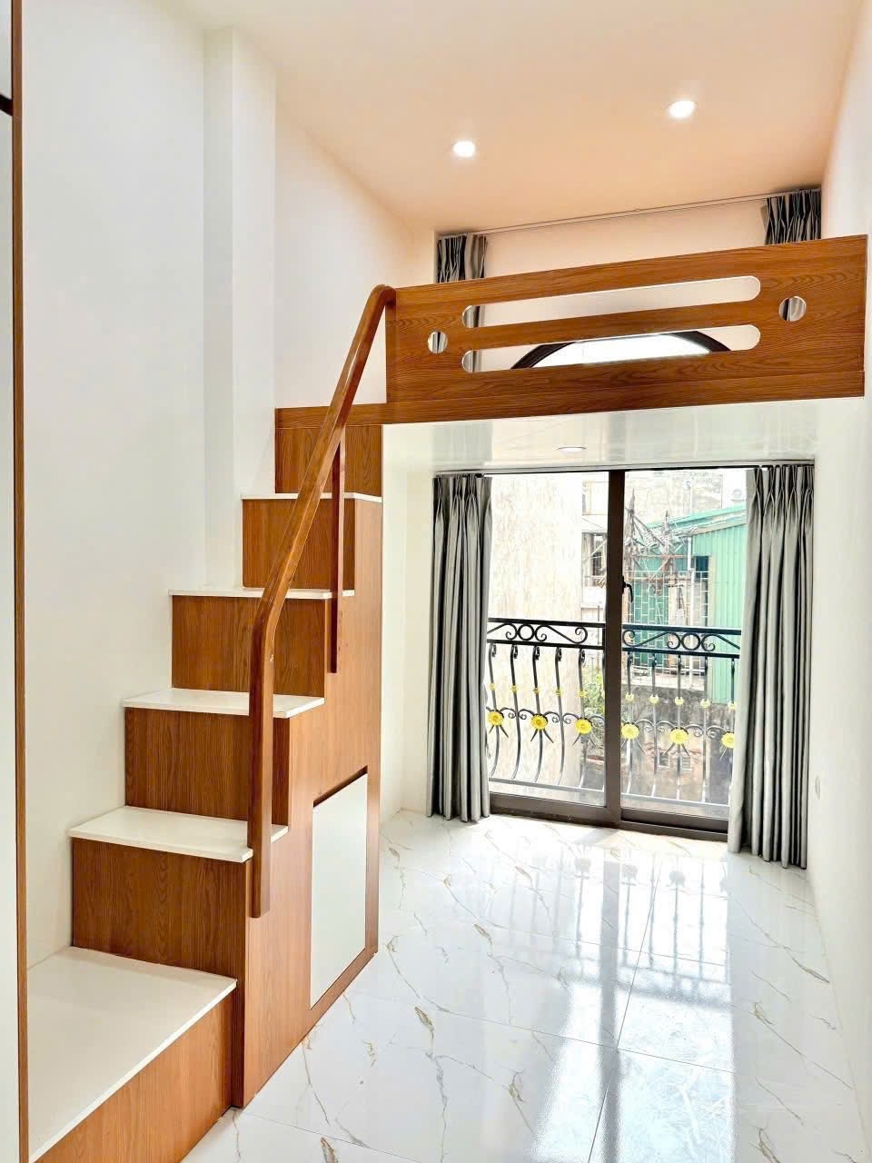 Phòng trọ Duplex 25m2 tại 4PS Housing Giáp Bát - Hoàng Mai - Phòng ngủ