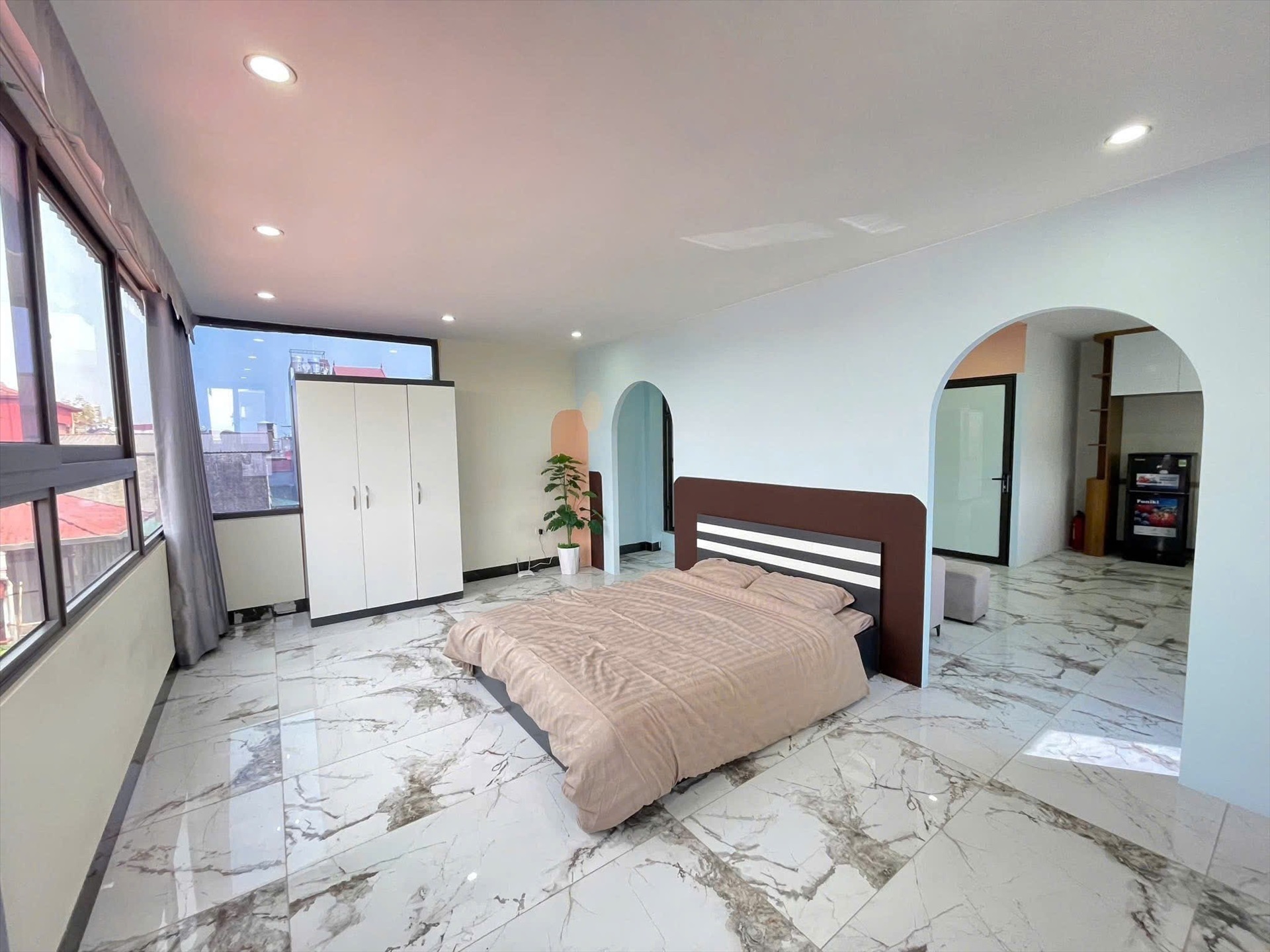 Phòng trọ 1 Phòng ngủ 45m2 tại 4PS Housing Tân Ấp - Ba Đình - Phòng ngủ