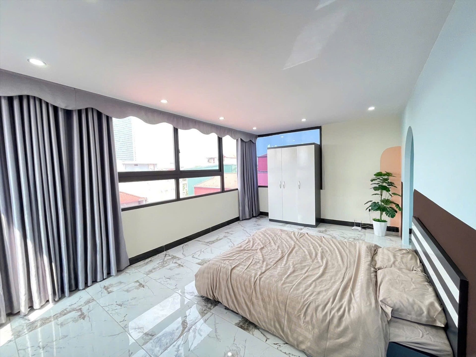 Phòng trọ 1 Phòng ngủ 45m2 tại 4PS Housing Tân Ấp - Ba Đình - Phòng ngủ