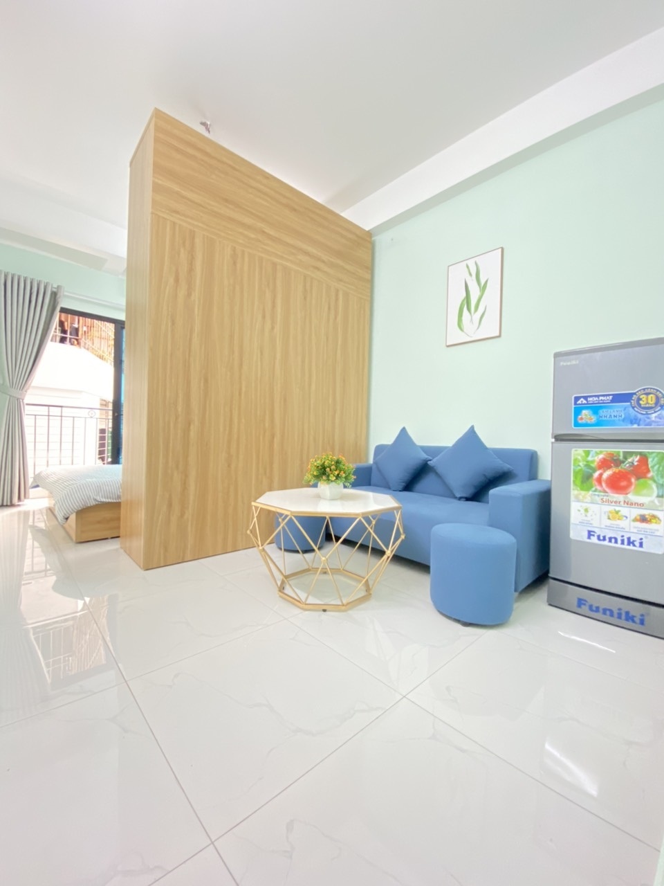 Phòng trọ 1 Phòng ngủ 30m2 tại 4PS Housing 3 Pháo Đài Láng - Đống Đa - Phòng khách