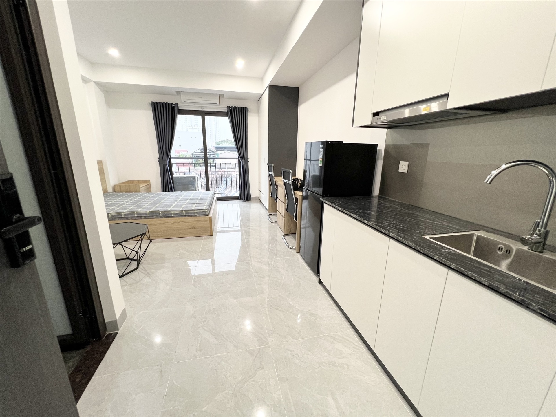Phòng trọ Studio 28m2 tại HP Land Bùi Xương Trạch - Thanh Xuân - Phòng bếp