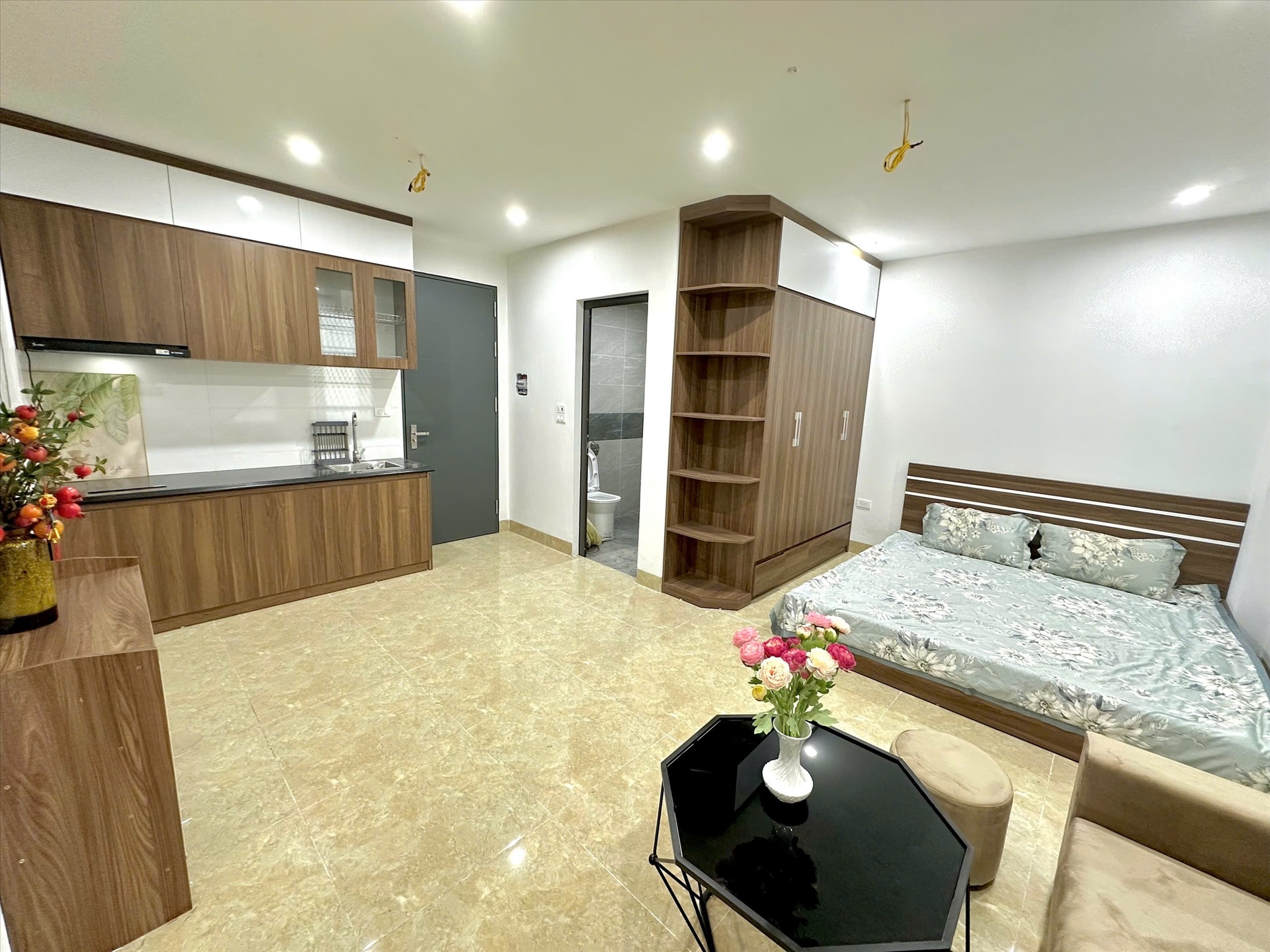 Phòng trọ Studio 35m2 tại TT House Nguyễn Khang - Cầu Giấy - Phòng ngủ