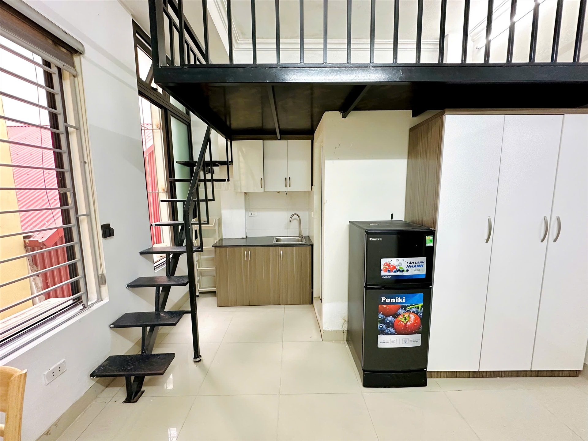 Phòng trọ Duplex 25m2 tại TT House 2 Nguyễn Khánh Toàn - Cầu Giấy - Phòng bếp