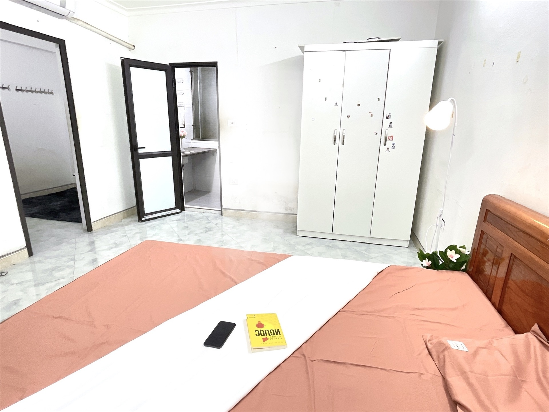 Phòng trọ 1 Phòng ngủ 28m2 tại HappyHomes Hồ Tùng Mậu - Cầu Giấy - Phòng ngủ