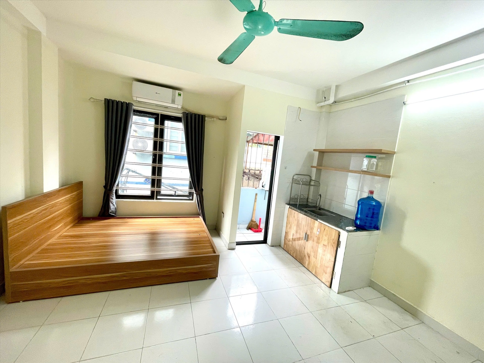 Phòng trọ Studio 35m2 tại Friends Team Giáp Nhất - Thanh Xuân - Phòng ngủ