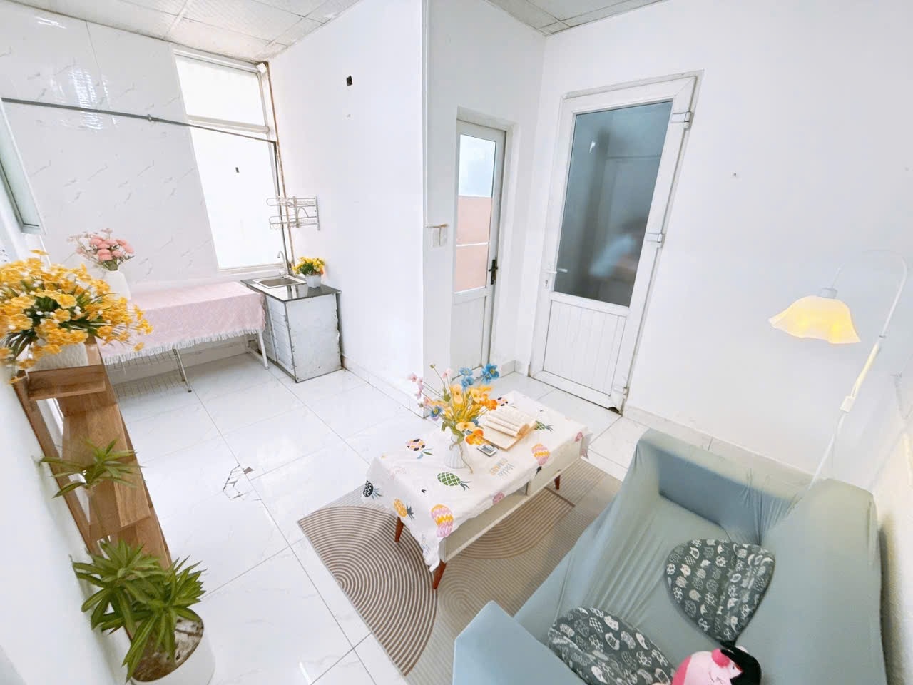 Phòng trọ 2 Phòng ngủ 40m2 tại HappyHomes 4 Doãn Kế Thiện - Cầu Giấy  - Phòng khách