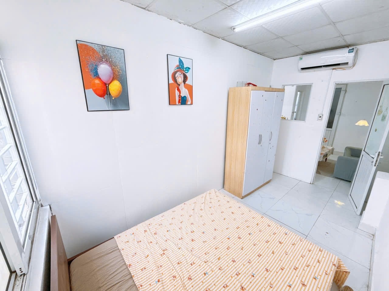 Phòng trọ 2 Phòng ngủ 40m2 tại HappyHomes 4 Doãn Kế Thiện - Cầu Giấy  - Phòng ngủ