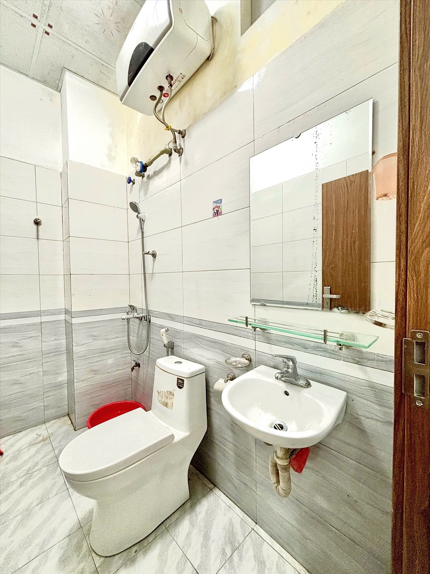 Phòng trọ Studio 25m2 tại TL Housing Mỹ Đình - Nam Từ Liêm - Phòng tắm