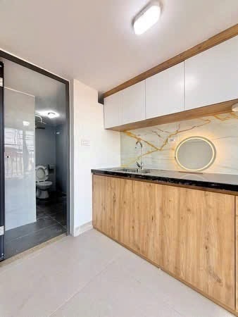 Phòng trọ Studio 30m2 tại VNFI House Tây Mỗ - Nam Từ Liêm - Phòng bếp