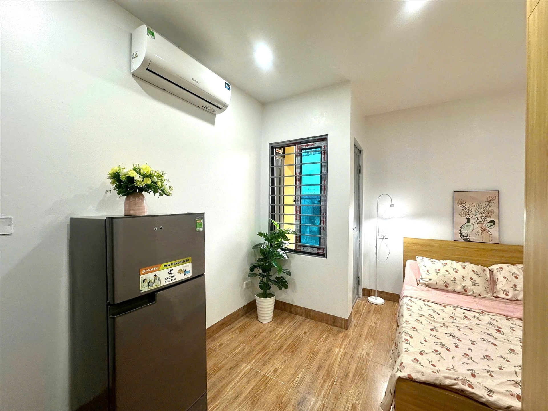 Phòng trọ Studio 25m2 tại Timehouse 7 Mỹ Đình - Nam Từ Liêm - Phòng ngủ