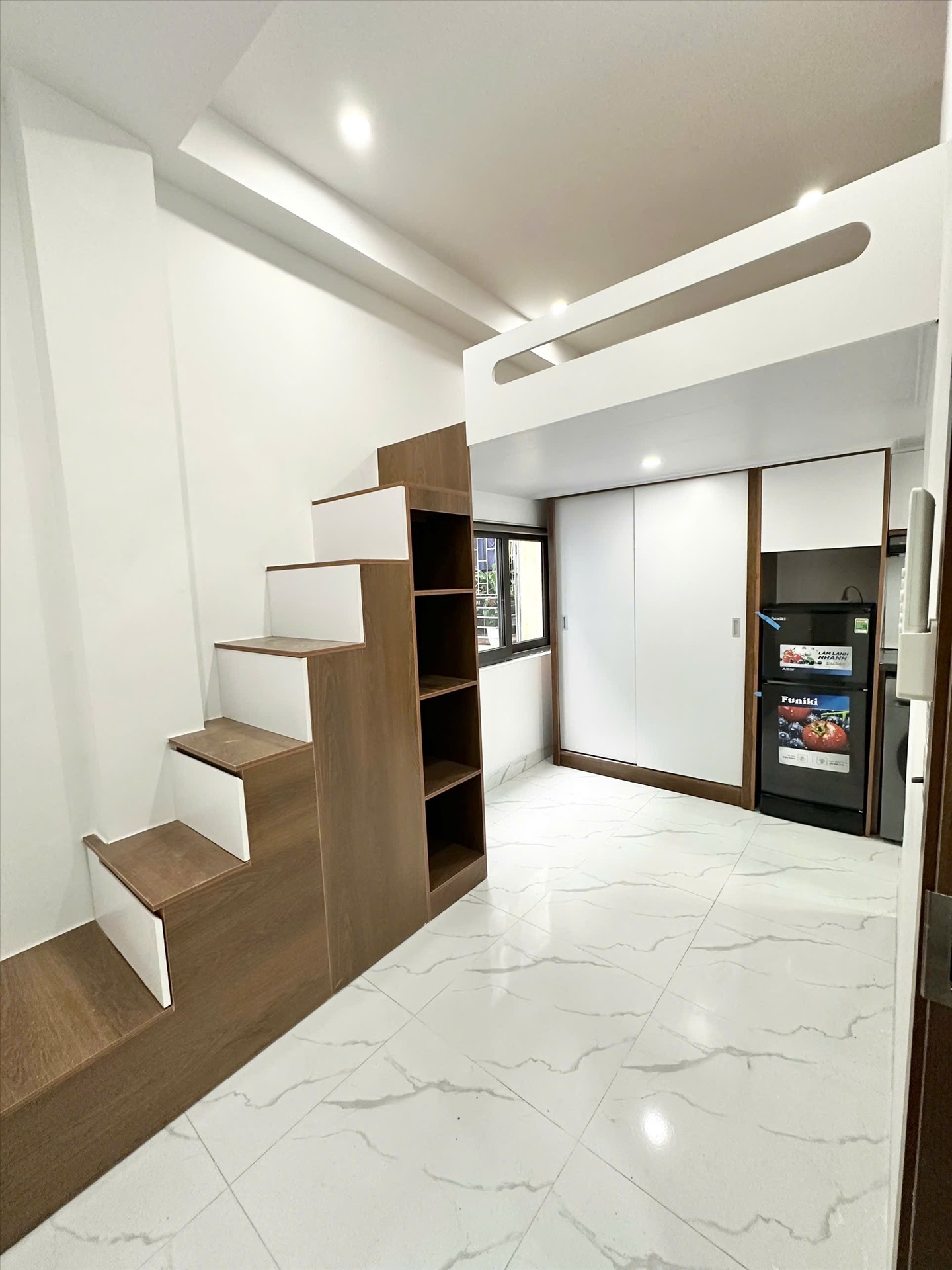 Phòng trọ Duplex 25m2 tại GENZ Home 1 Mỹ Đình - Nam Từ Liêm - Phòng khách