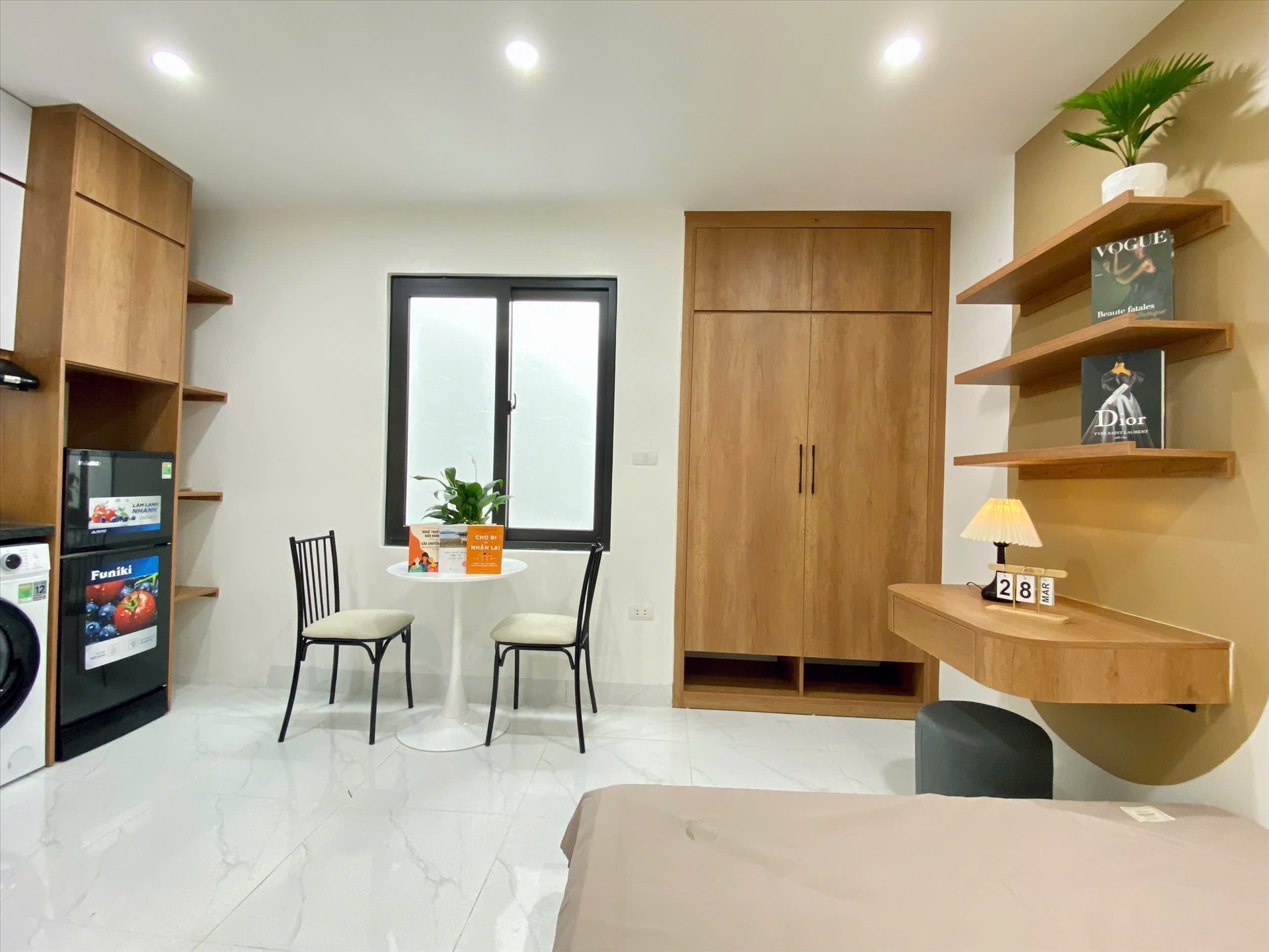 Phòng trọ Studio 20m2 tại Suha Home Giáp Bát - Hoàng Mai - Phòng bếp
