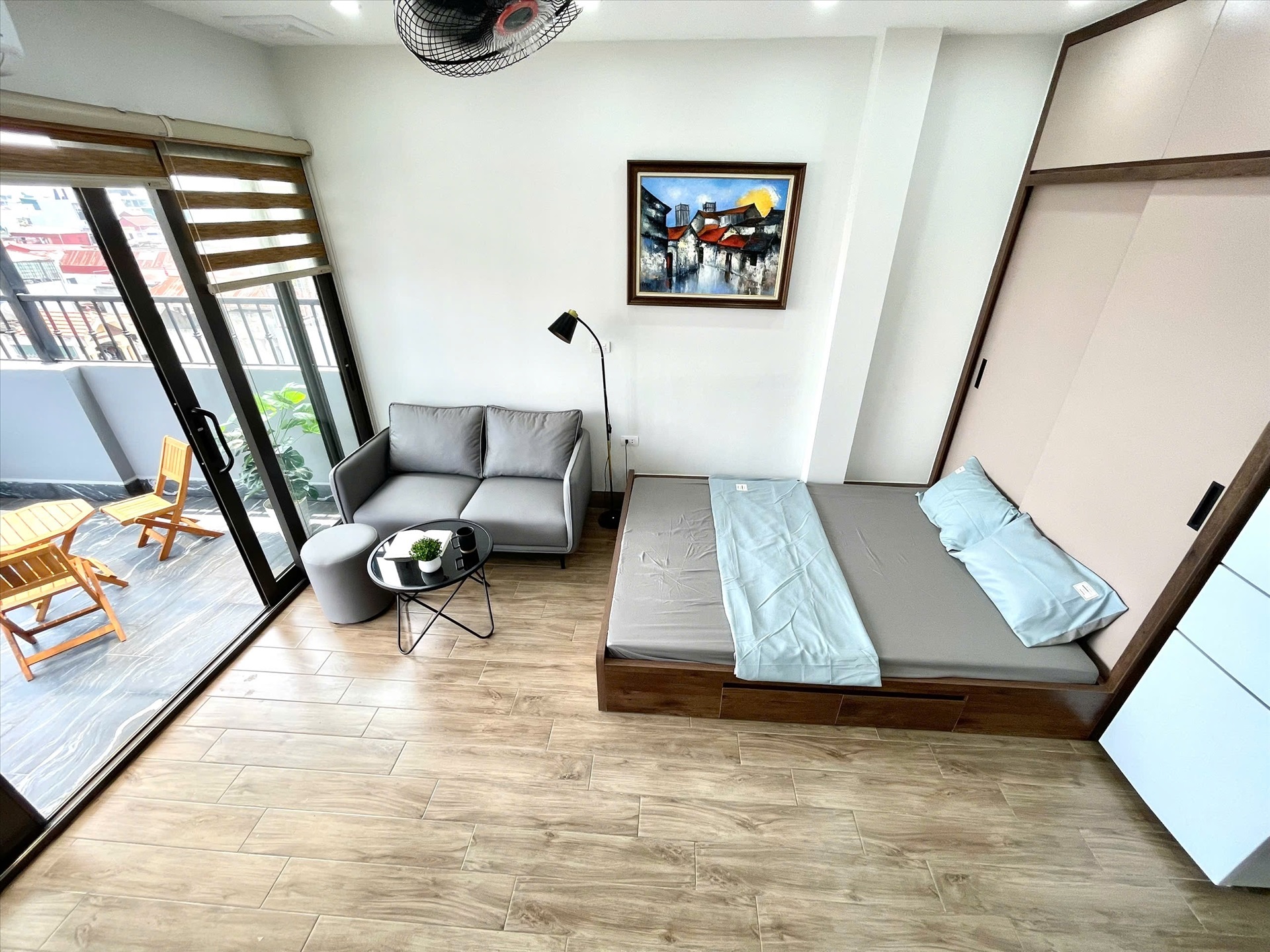 Phòng trọ Studio 40m2 tại Airstay Vương Thừa Vũ - Thanh Xuân - Phòng ngủ