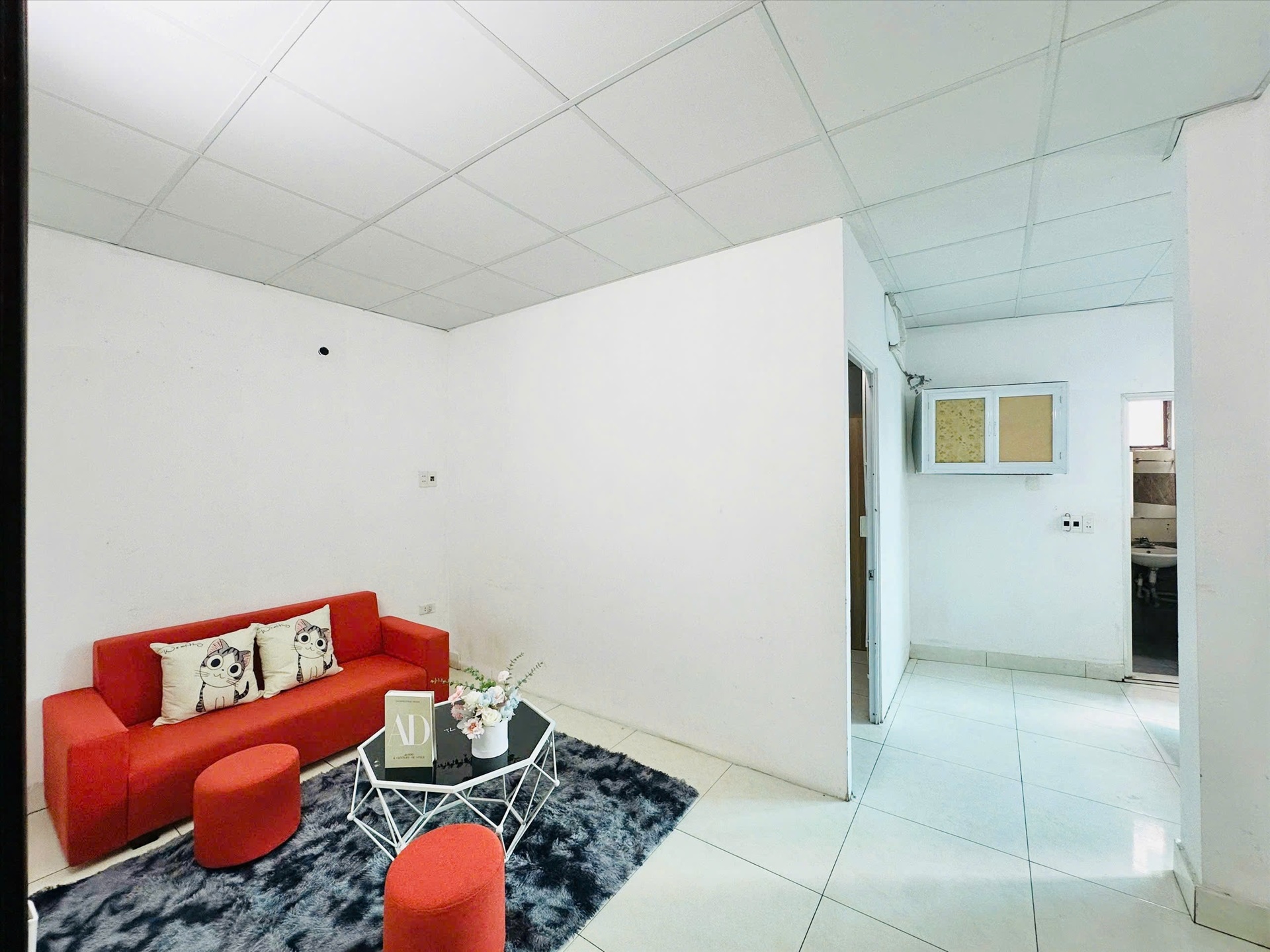 Phòng trọ 1 Phòng ngủ 40m2 tại Shome Phú Kiều - Bắc Từ Liêm - Phòng khách