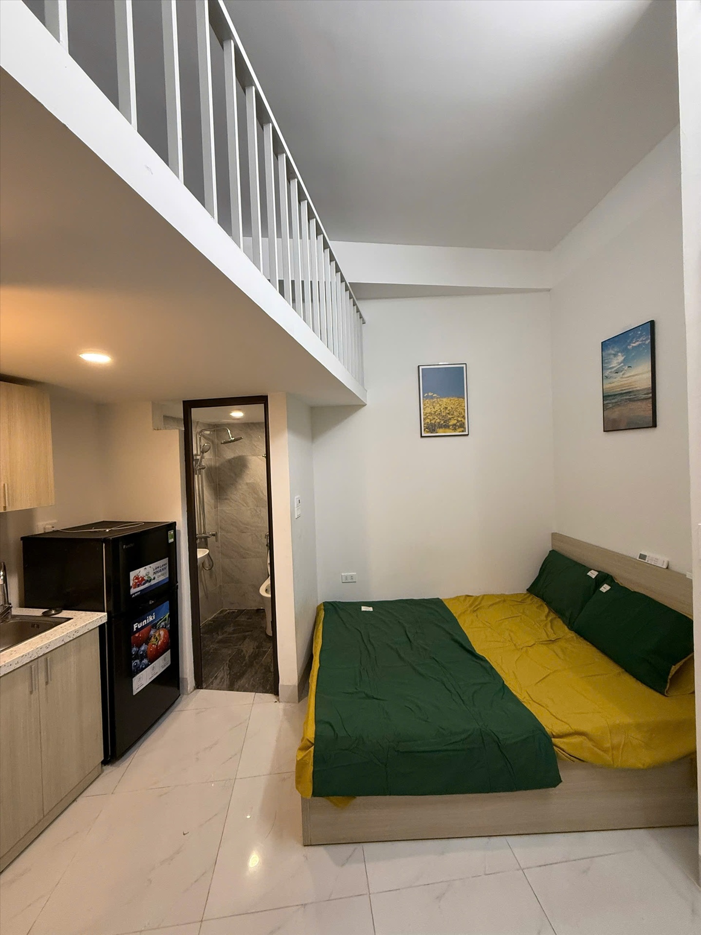 Phòng trọ 1 Phòng ngủ 28m2 tại Shome Lạc Long Quân - Tây Hồ - Phòng ngủ
