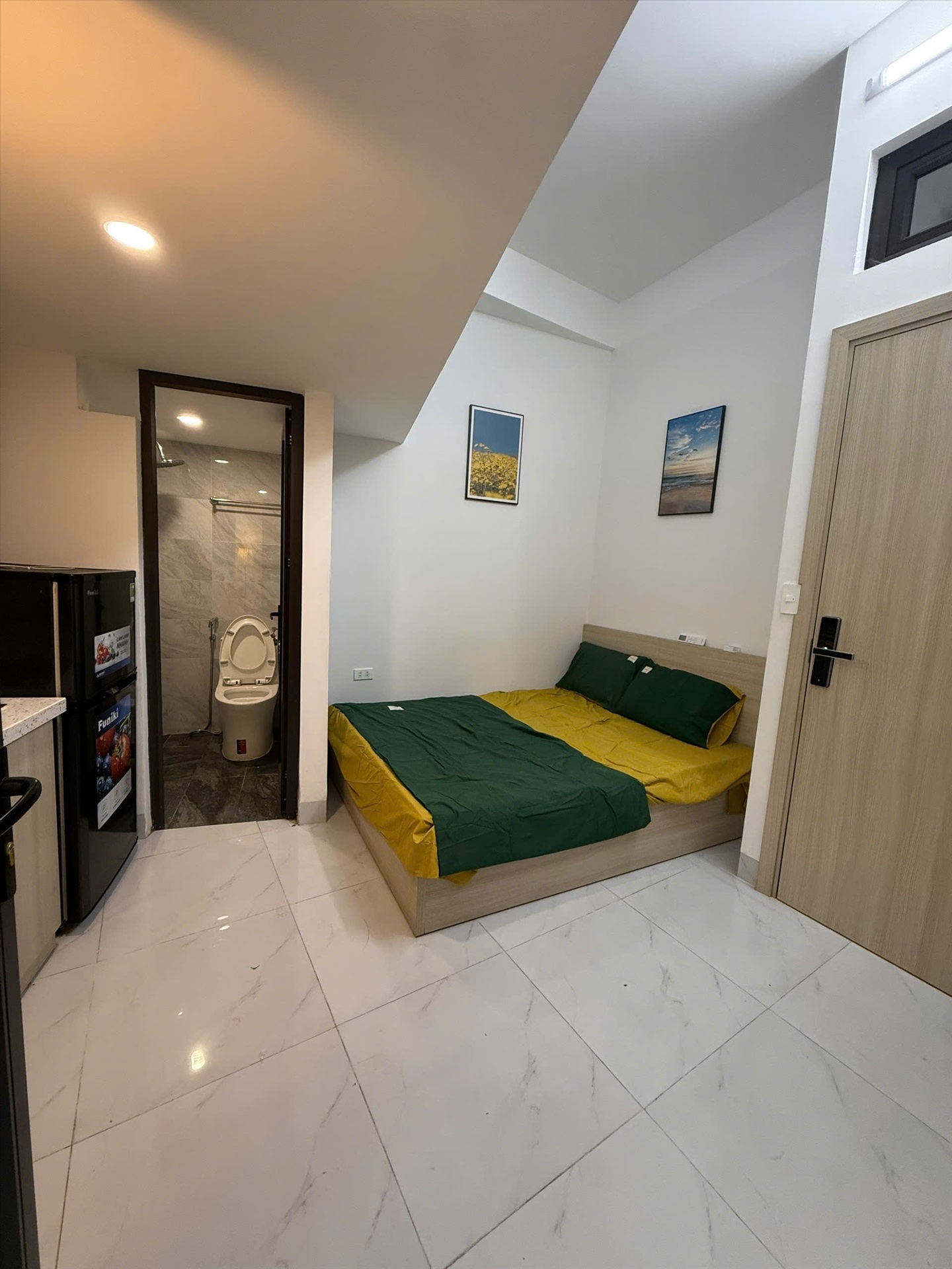 Phòng trọ 1 Phòng ngủ 28m2 tại Shome Lạc Long Quân - Tây Hồ - Phòng ngủ