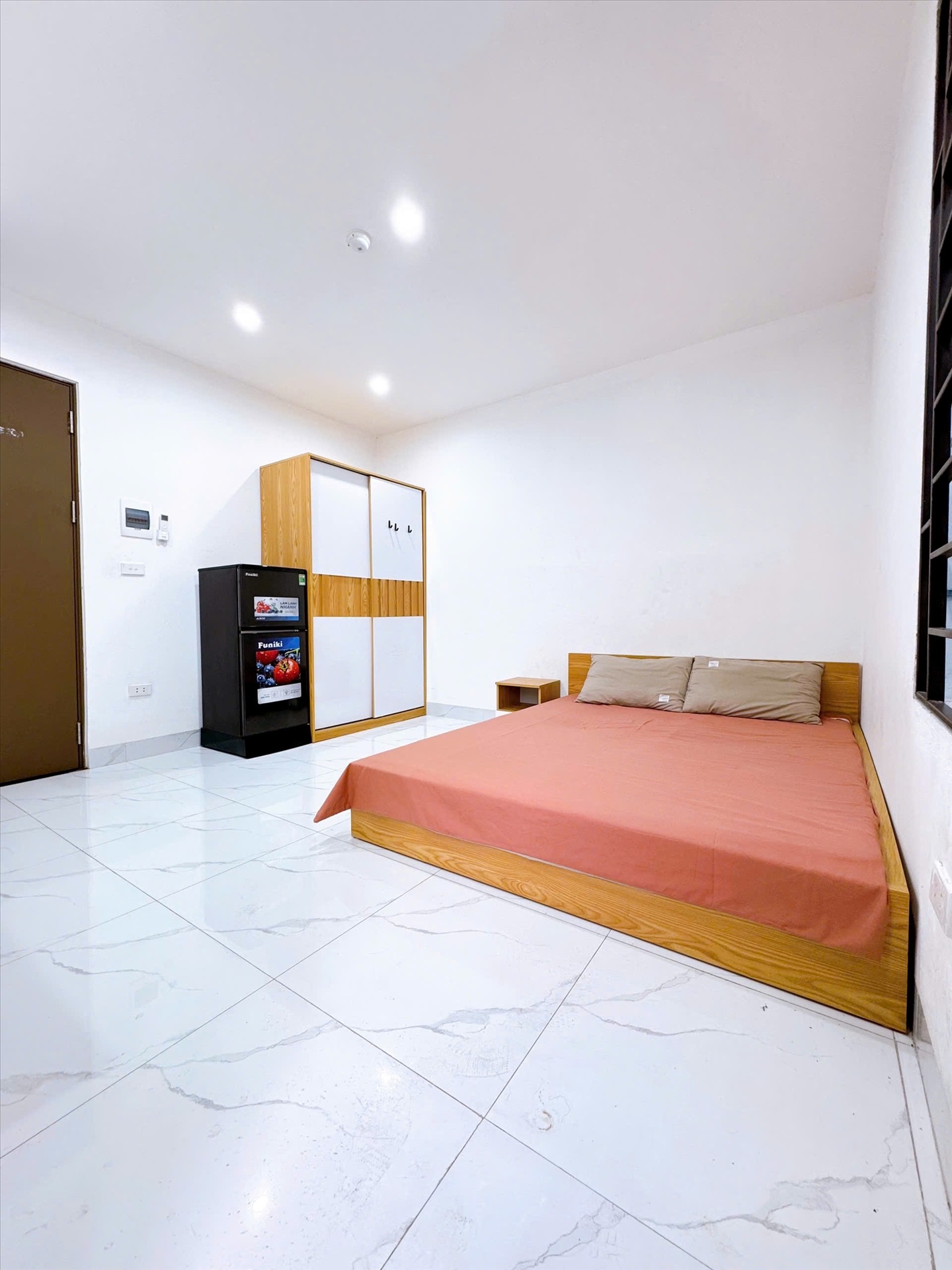 Phòng trọ Studio 22m2 tại CH Home Phú Mỹ - Nam Từ Liêm - Phòng ngủ