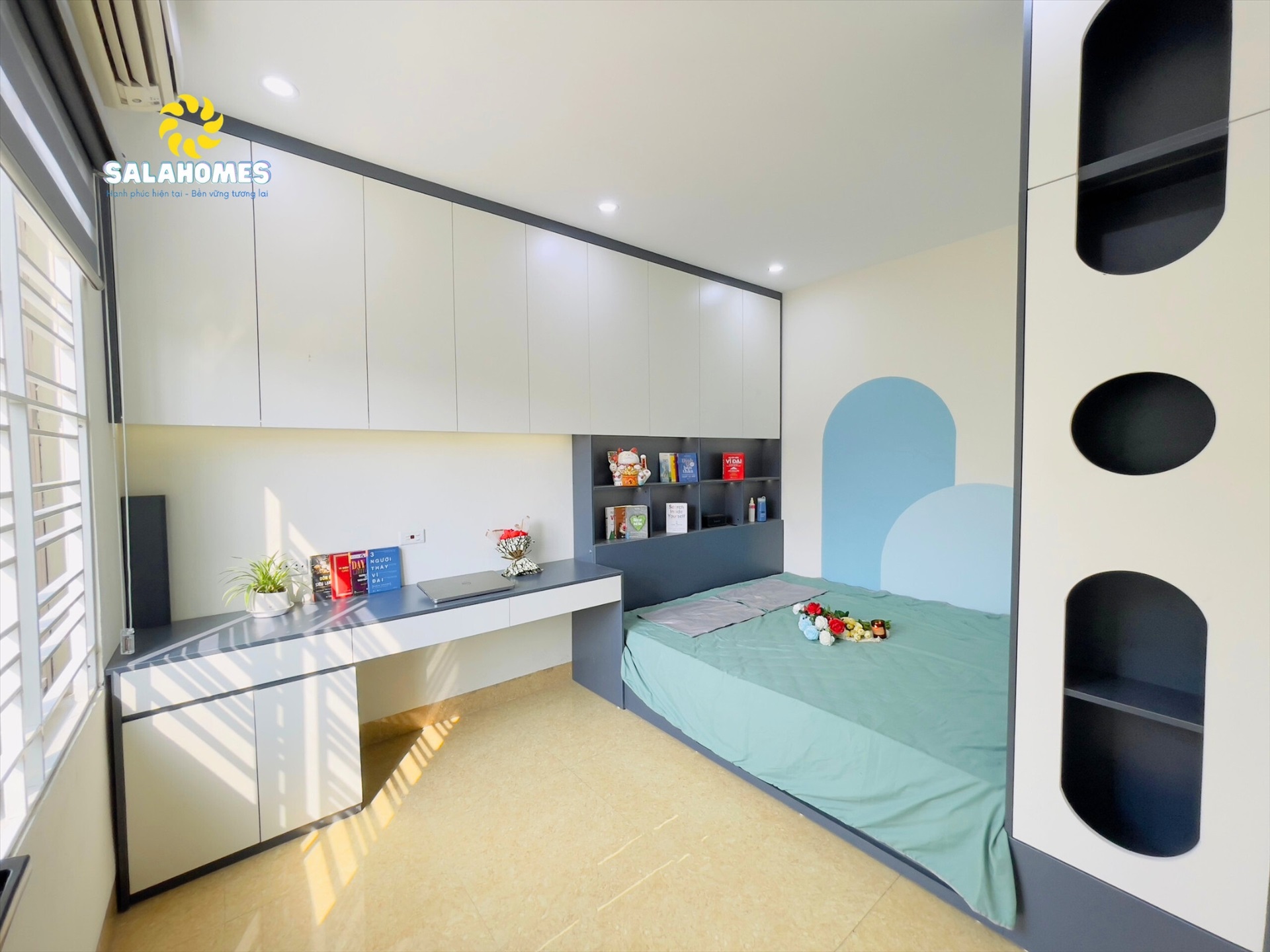 Phòng trọ 1 Phòng ngủ 50m2 tại Salahomes Hạ Yên Quyết - Cầu Giấy - Phòng ngủ
