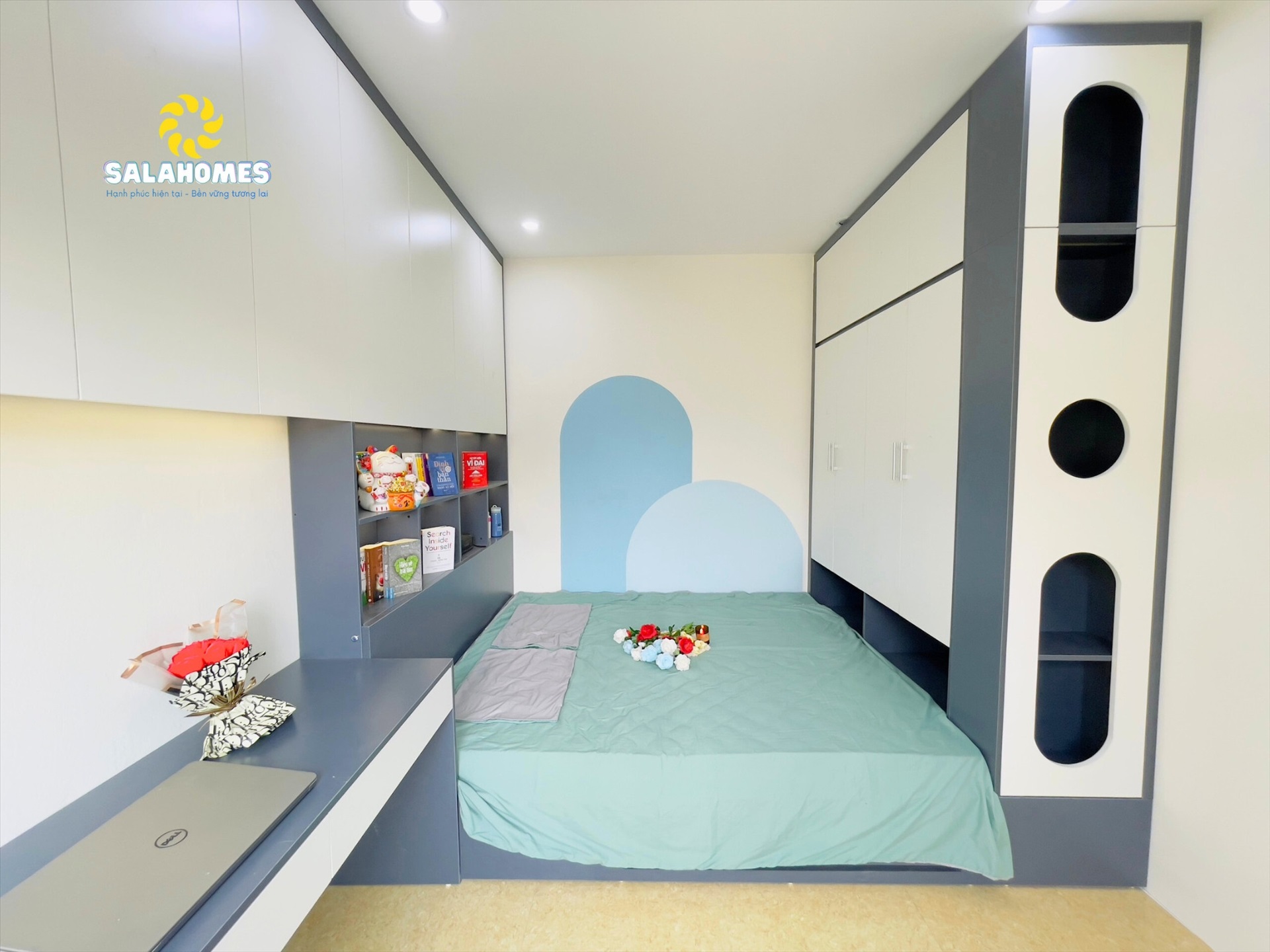 Phòng trọ 1 Phòng ngủ 50m2 tại Salahomes Hạ Yên Quyết - Cầu Giấy - Phòng ngủ