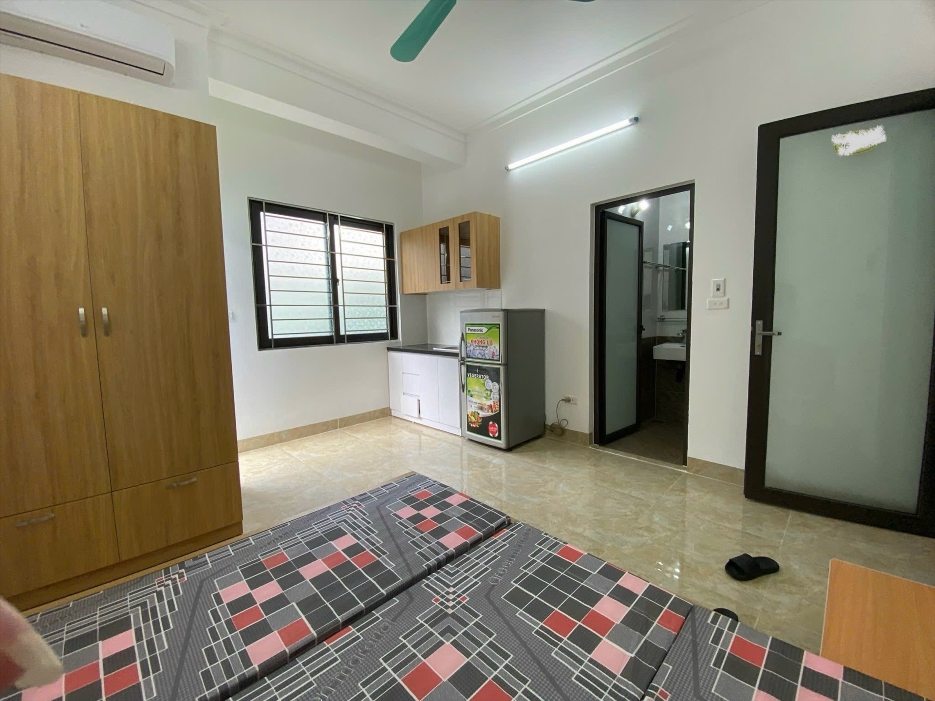Phòng trọ Studio 25m2 tại Friends Team Đường Láng - Đống Đa - Phòng ngủ