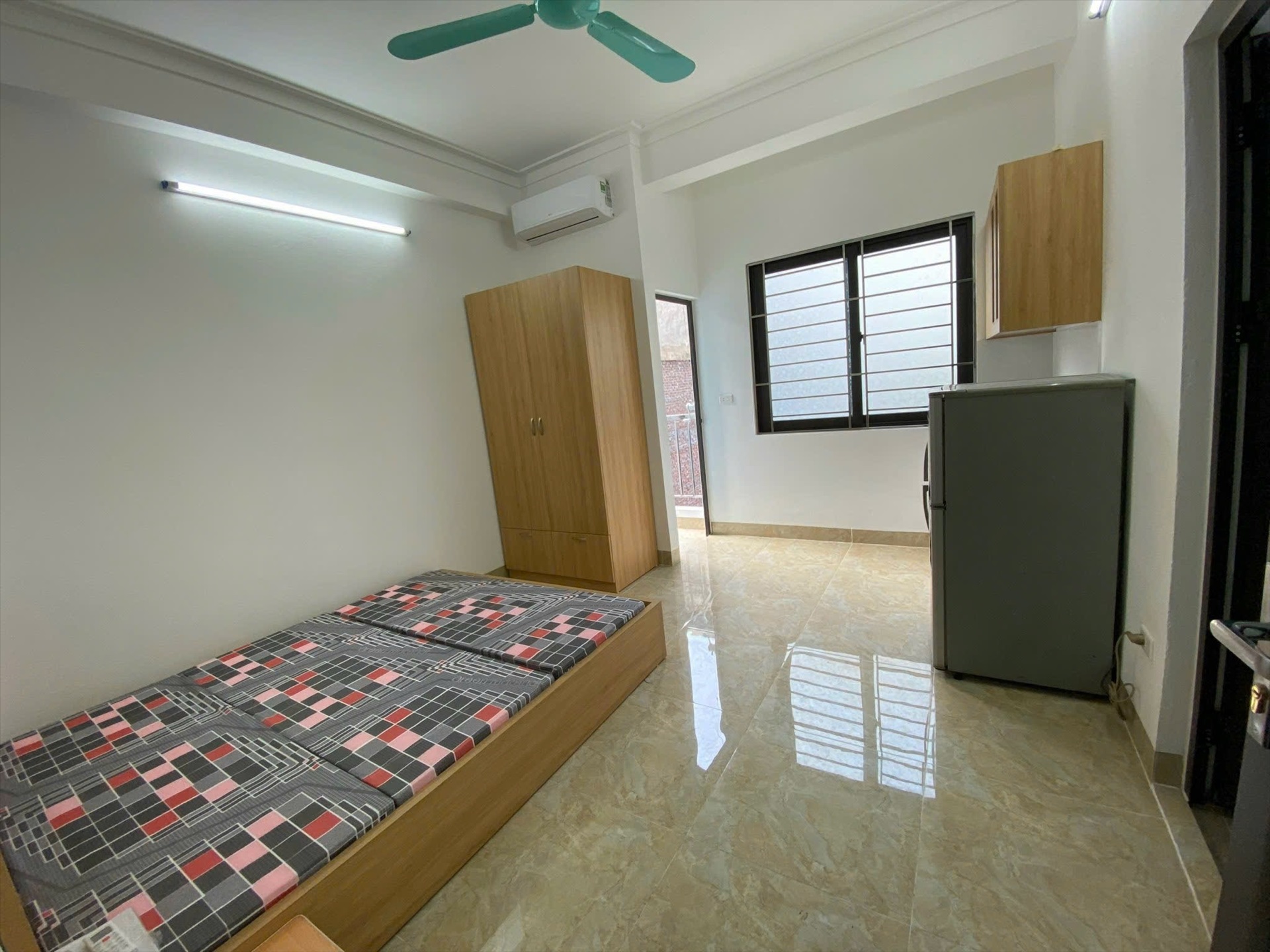 Phòng trọ Studio 25m2 tại Friends Team Đường Láng - Đống Đa - Phòng ngủ