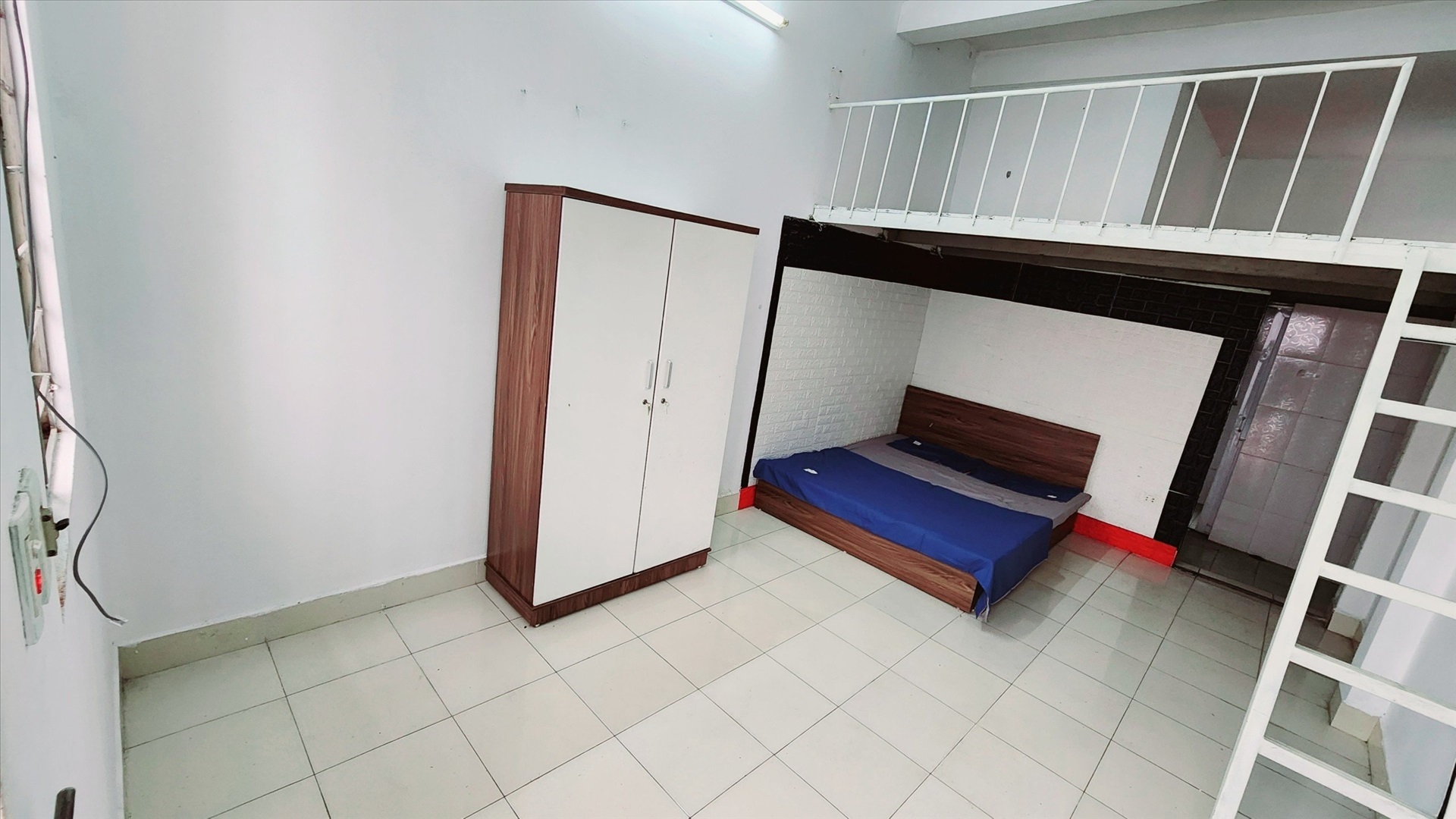 Phòng trọ Studio 22m2 tại HappyHomes 2 Hồ Tùng Mậu - Cầu Giấy - Phòng ngủ