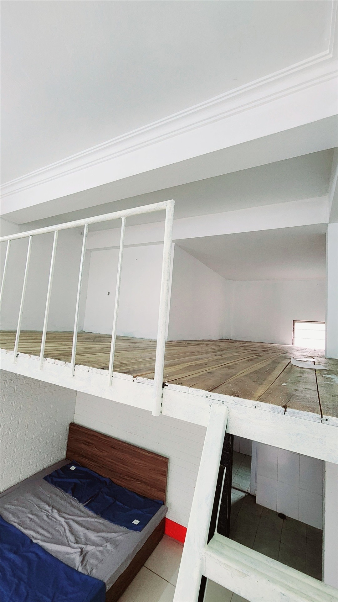 Phòng trọ Studio 22m2 tại HappyHomes 2 Hồ Tùng Mậu - Cầu Giấy - Phòng ngủ