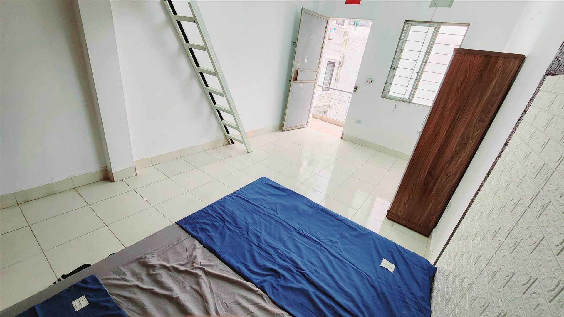 Phòng trọ Studio 22m2 tại HappyHomes 2 Hồ Tùng Mậu - Cầu Giấy - Phòng ngủ