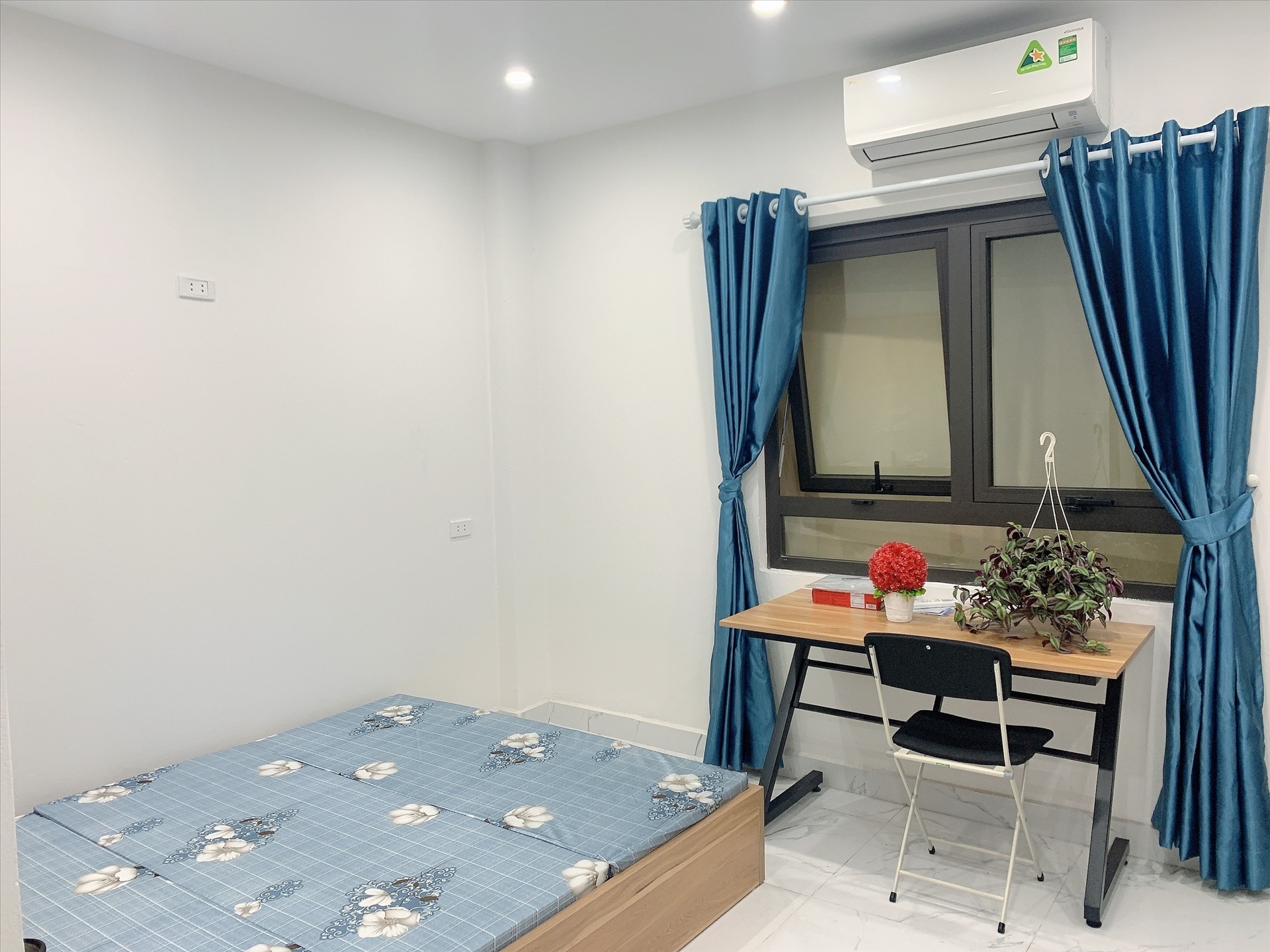 Phòng trọ Studio 30m2 tại AT Home Giảng Võ - Ba Đình - Phòng ngủ