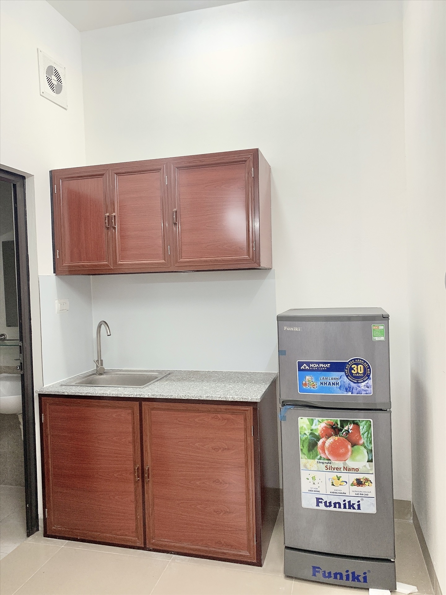 Phòng trọ Studio 30m2 tại AT Dương Quảng Hàm - Cầu Giấy - Phòng bếp