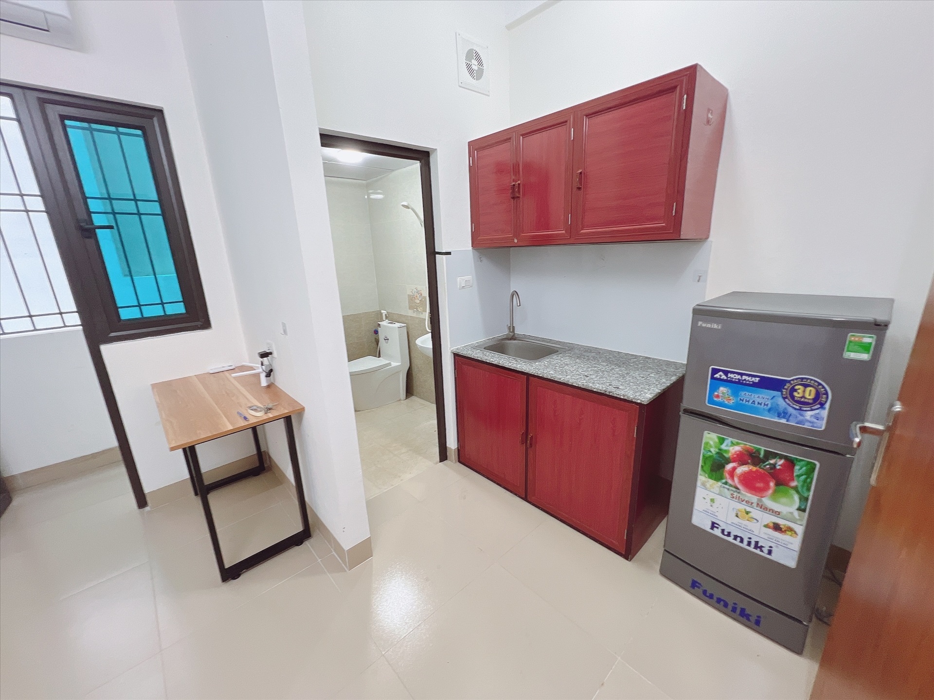Phòng trọ Studio 30m2 tại AT Dương Quảng Hàm - Cầu Giấy - Phòng bếp
