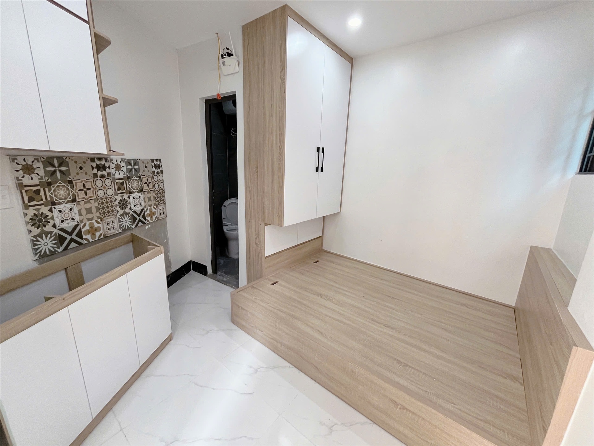 Phòng trọ Studio 15m2 tại Suha Home Minh Khai - Hai Bà Trưng - Phòng ngủ