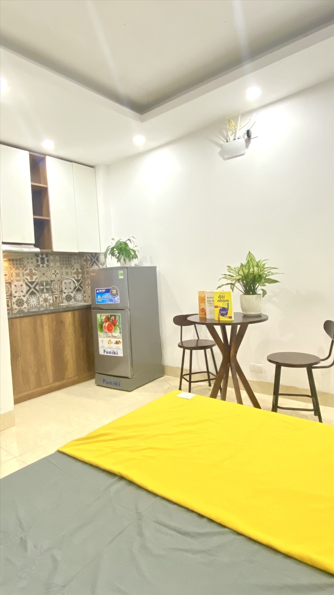 Phòng trọ Studio 18m2 tại Suha Home 1 Khương Đình - Thanh Xuân - Phòng bếp