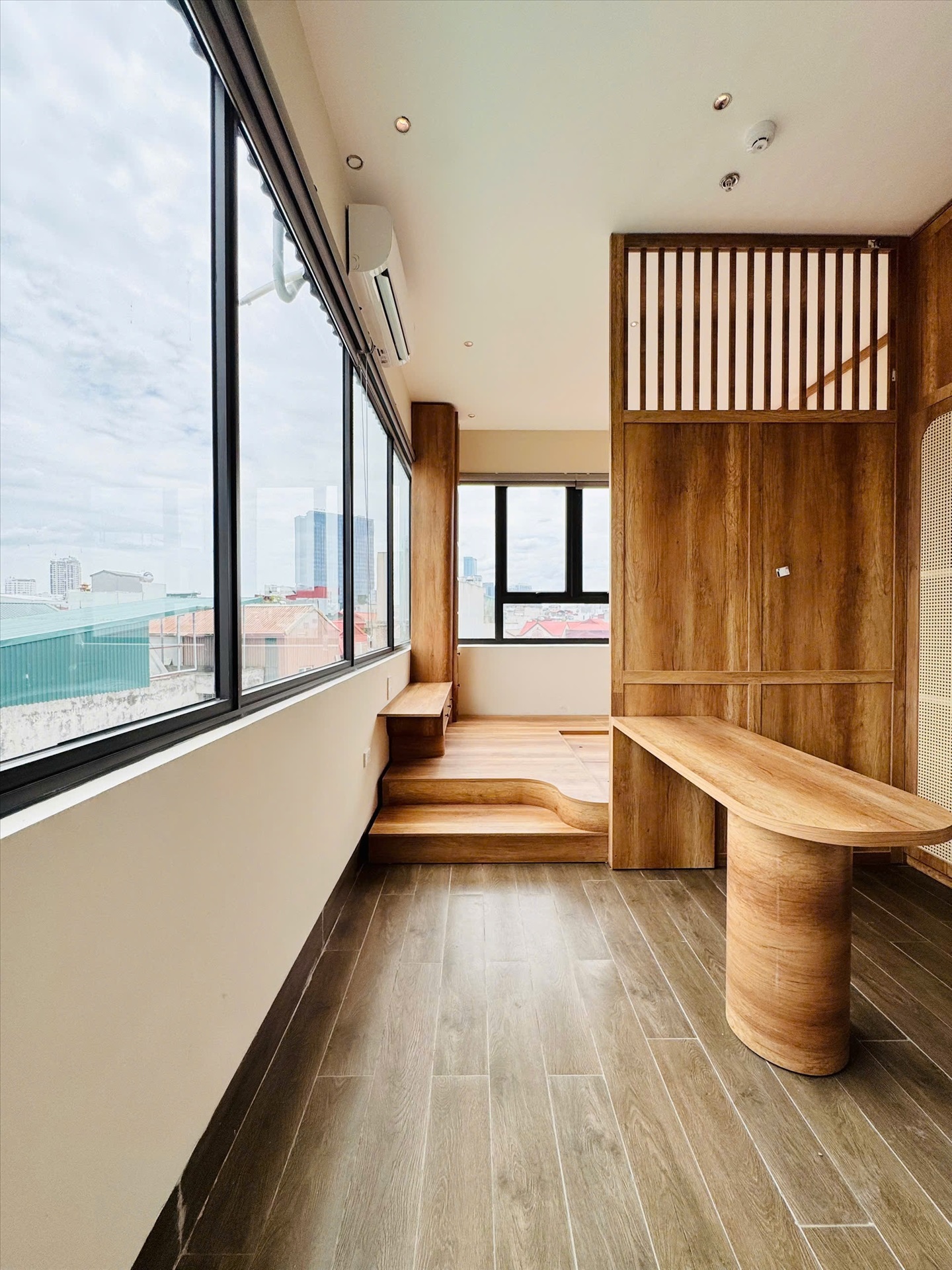 Phòng trọ Studio 28m2 tại TV Home Yên Hòa - Cầu Giấy - Phòng ngủ