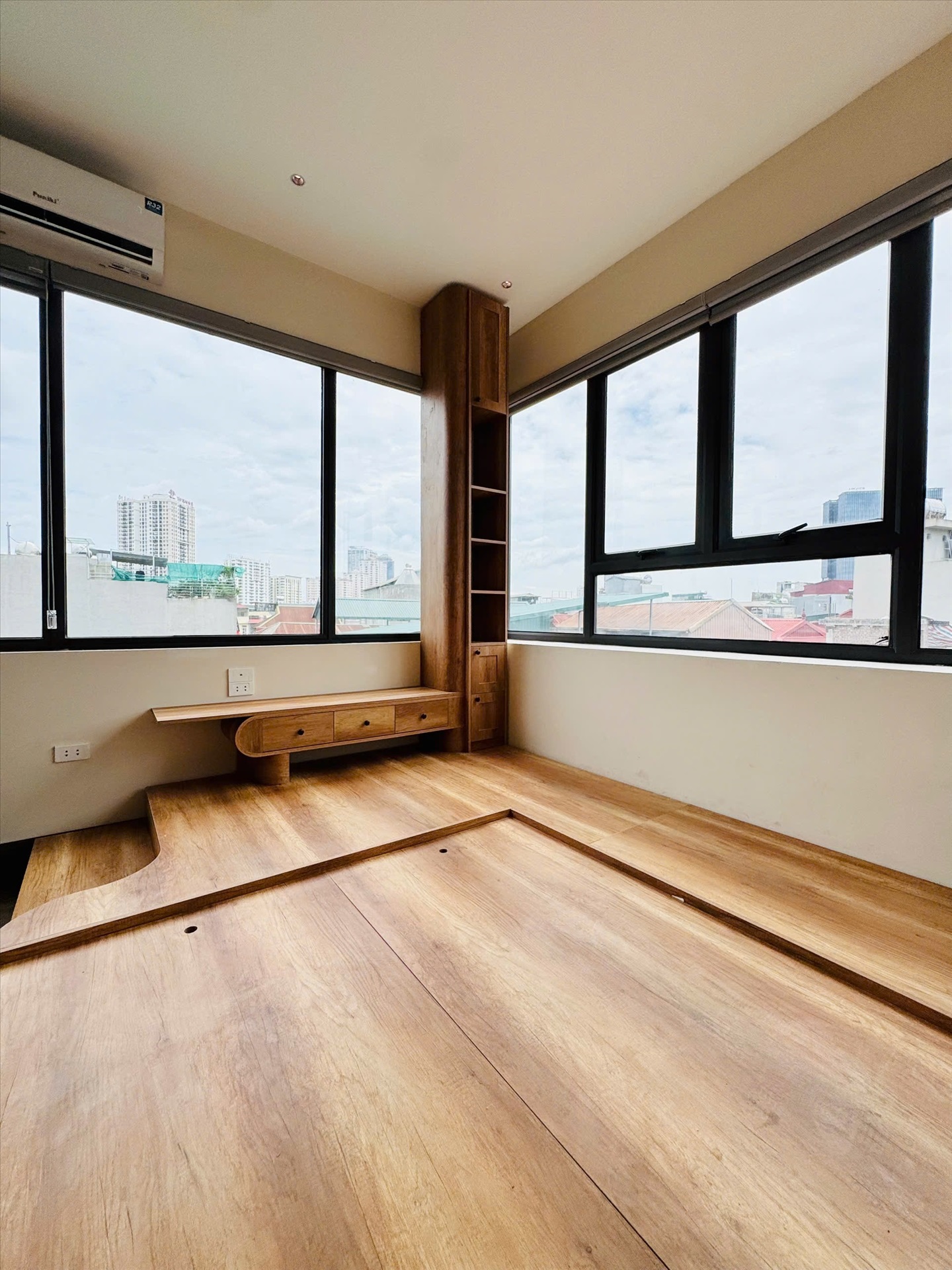 Phòng trọ Studio 28m2 tại TV Home Yên Hòa - Cầu Giấy - Phòng ngủ