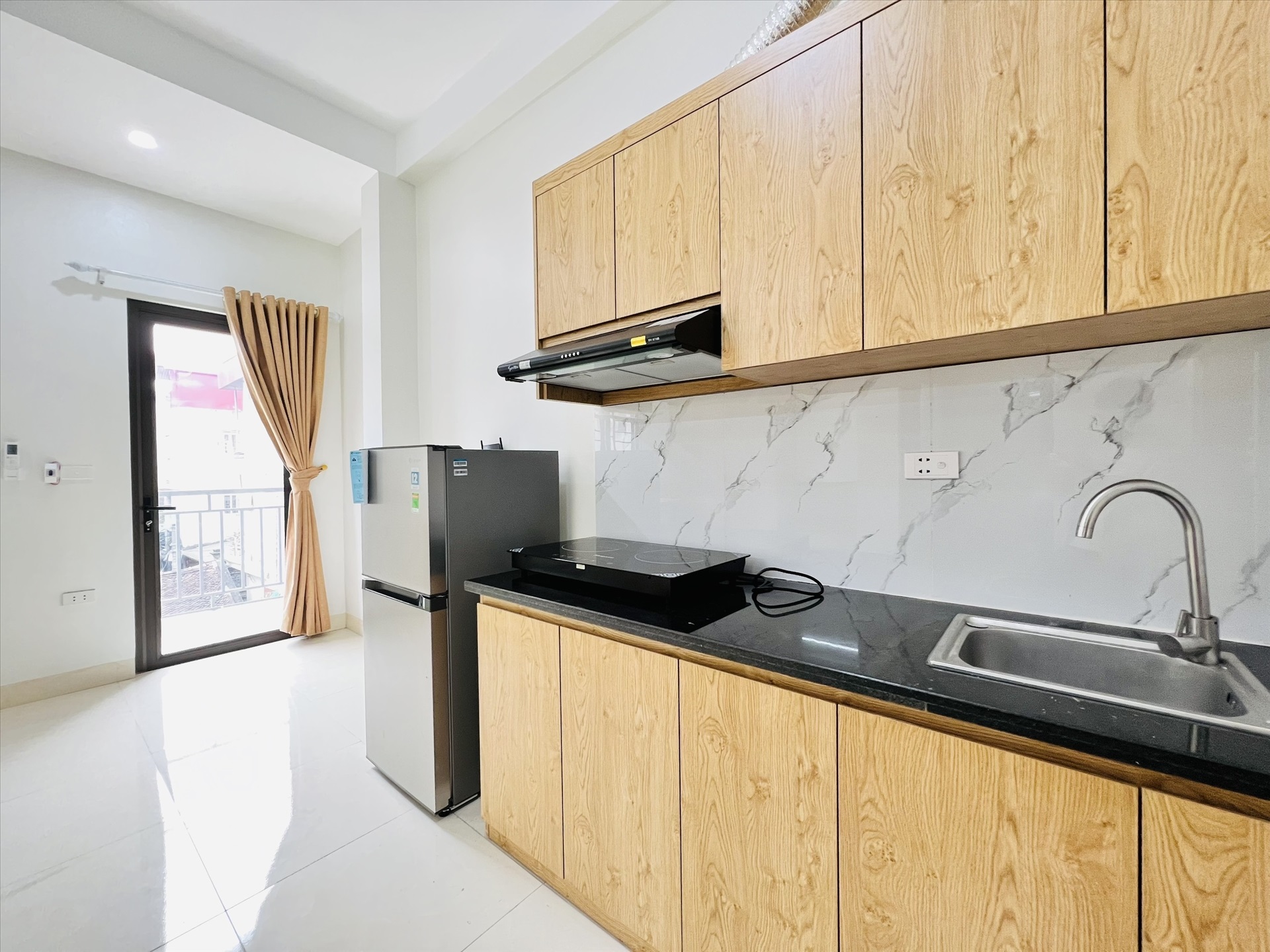 Phòng trọ Studio 30m2 tại HP Land Cổ Nhuế - Bắc Từ Liêm - Phòng bếp