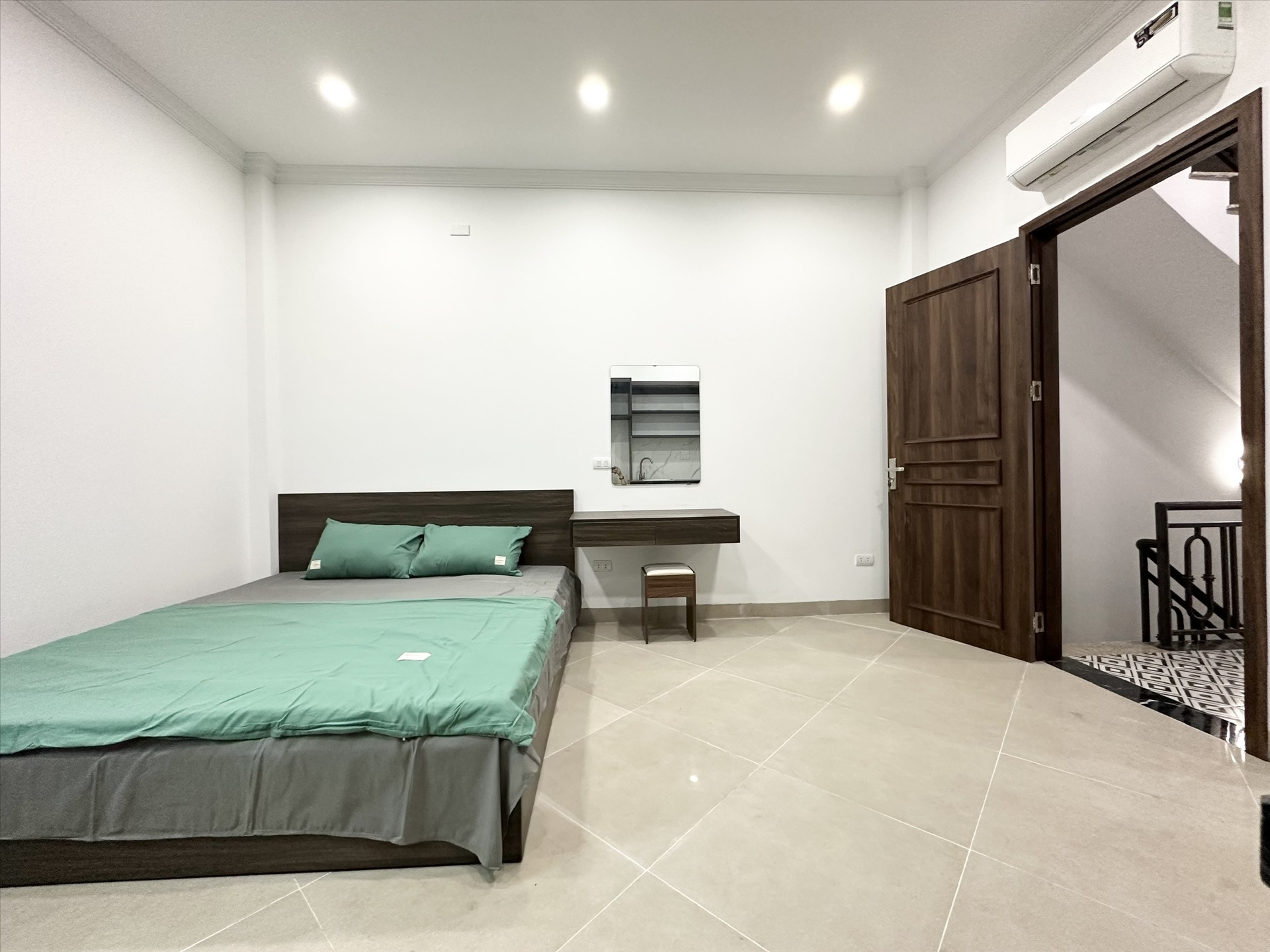 Phòng trọ Studio 28m2 tại HP Land Dịch Vọng Hậu - Cầu Giấy - Phòng ngủ