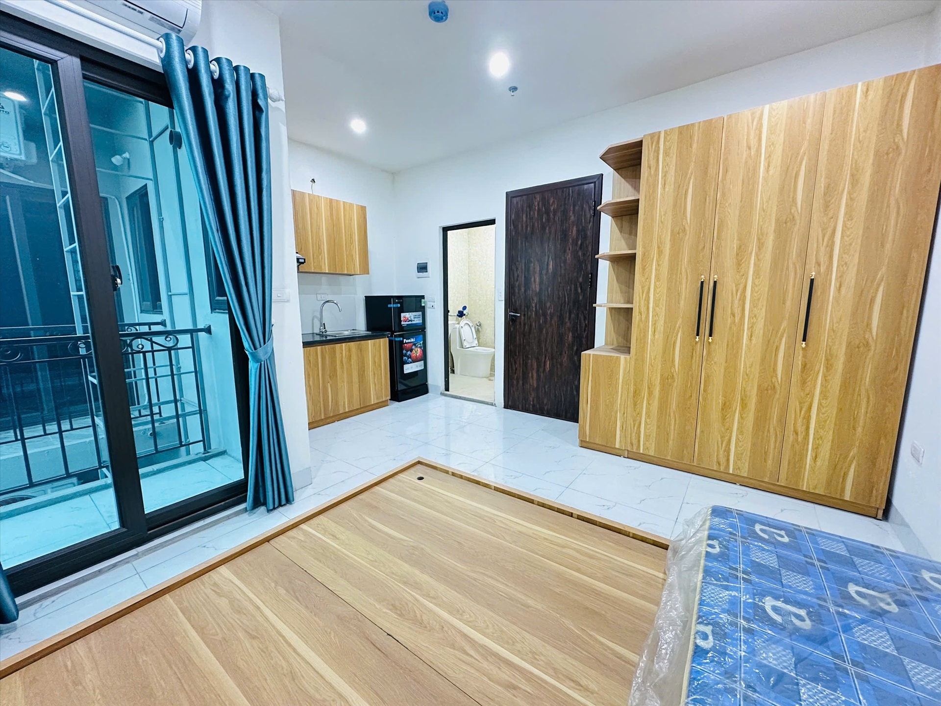 Phòng trọ Studio 30m2 tại HP Land Phạm Văn Đồng - Bắc Từ Liêm - Phòng bếp