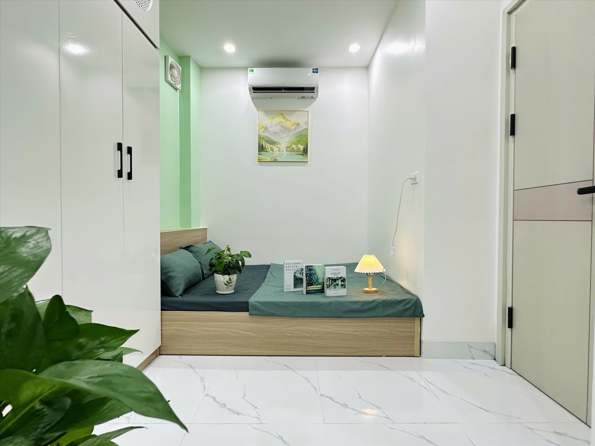 Phòng trọ Studio 20m2 tại Suha Home Bùi Xương Trạch - Thanh Xuân - Phòng ngủ