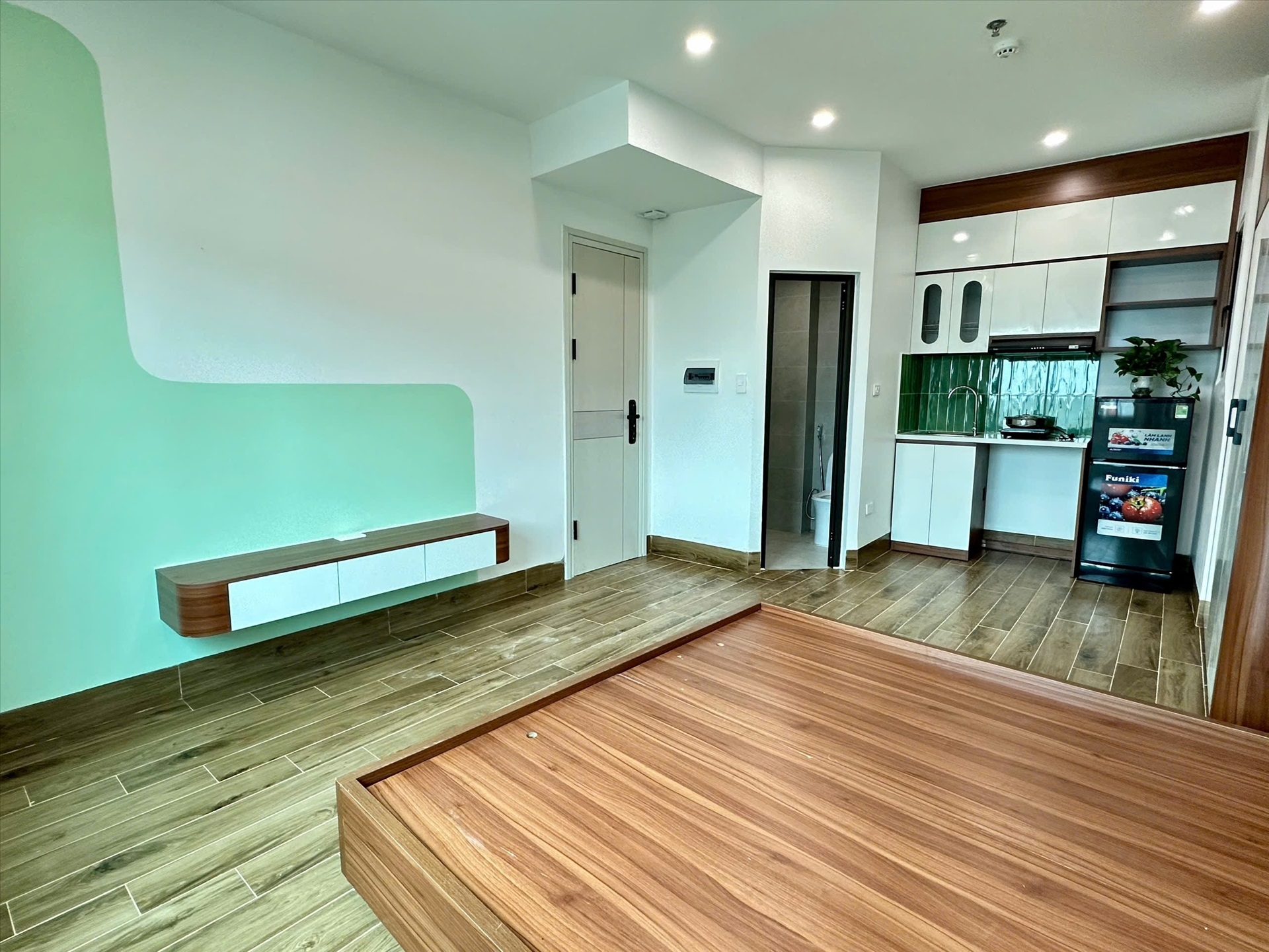 Phòng trọ Studio 35m2 tại Suha Home Bùi Xương Trạch - Thanh Xuân - Phòng ngủ