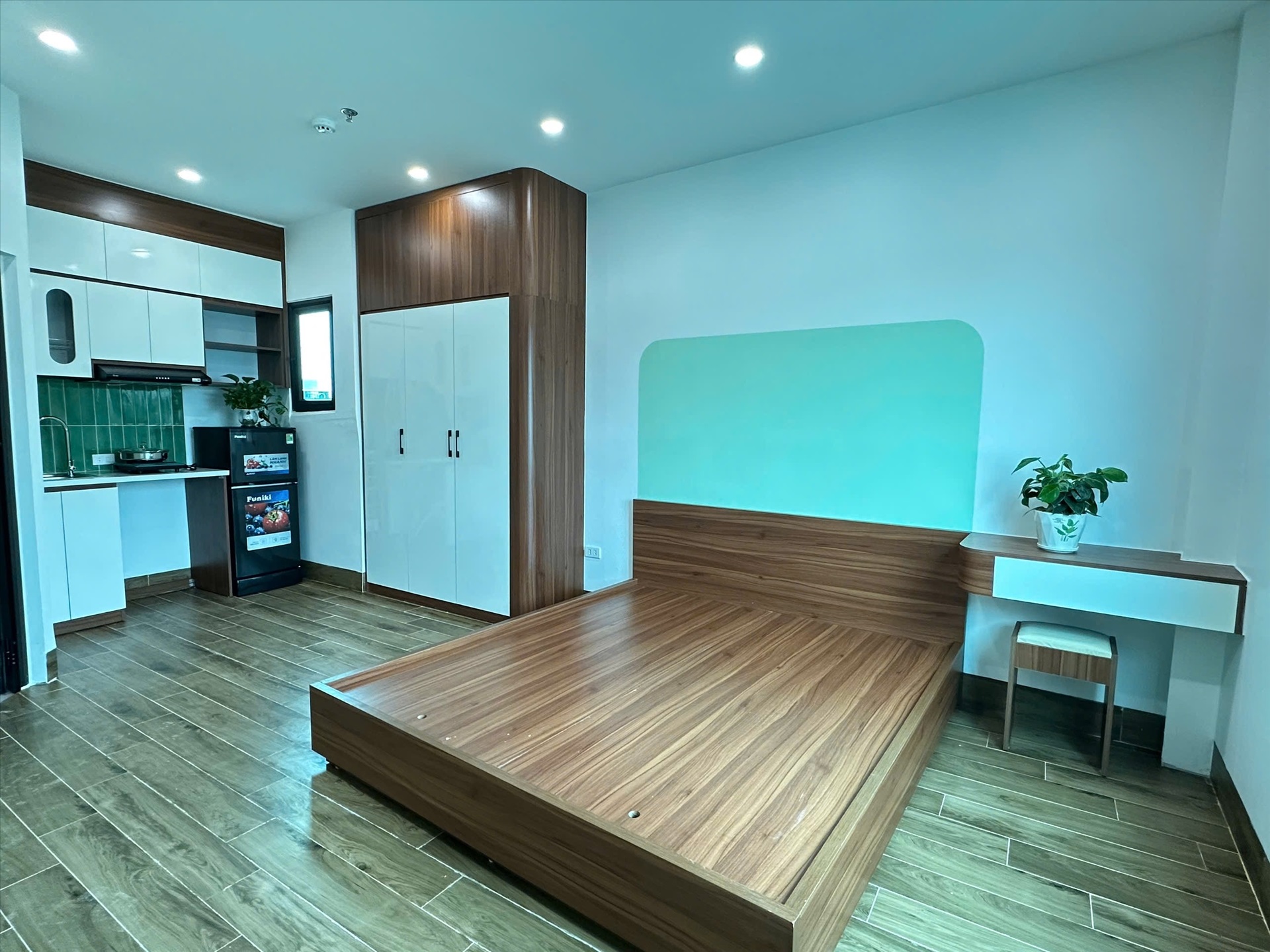 Phòng trọ Studio 35m2 tại Suha Home Bùi Xương Trạch - Thanh Xuân - Phòng ngủ