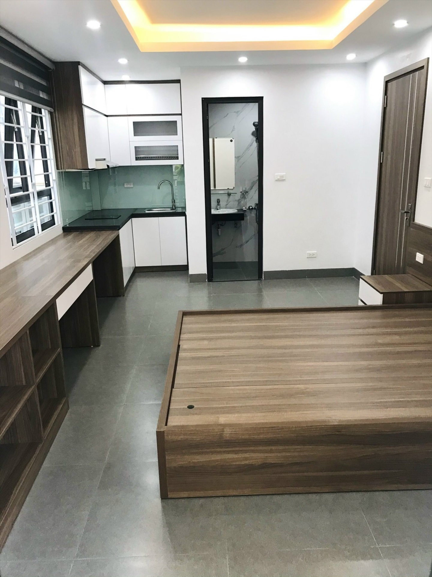 Phòng trọ 1 Phòng ngủ 25m2 tại TT House 1 Đường Láng - Đống Đa - Phòng ngủ