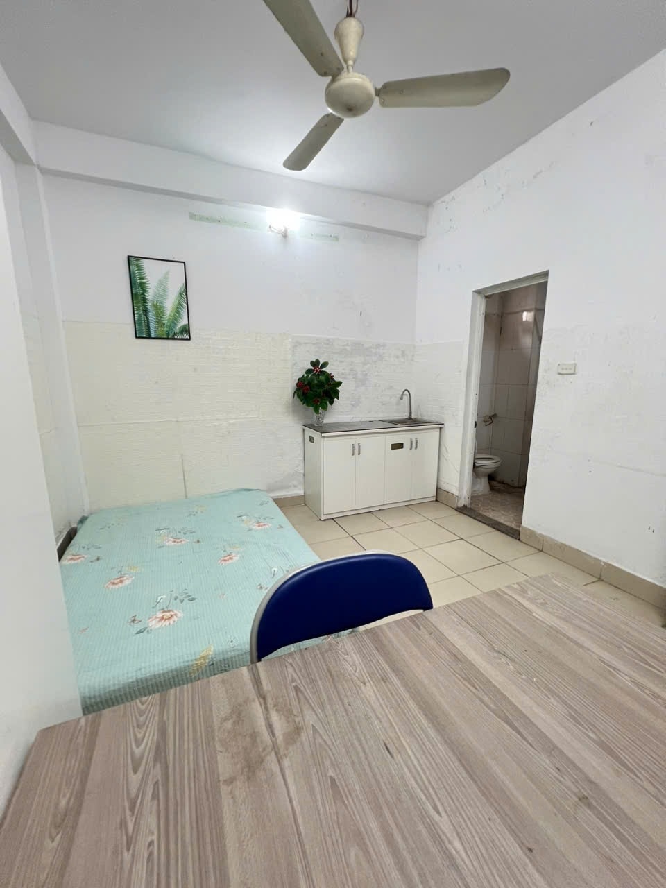 Phòng trọ Studio 24m2 tại NT House Trần Thái Tông - Cầu Giấy - Phòng ngủ