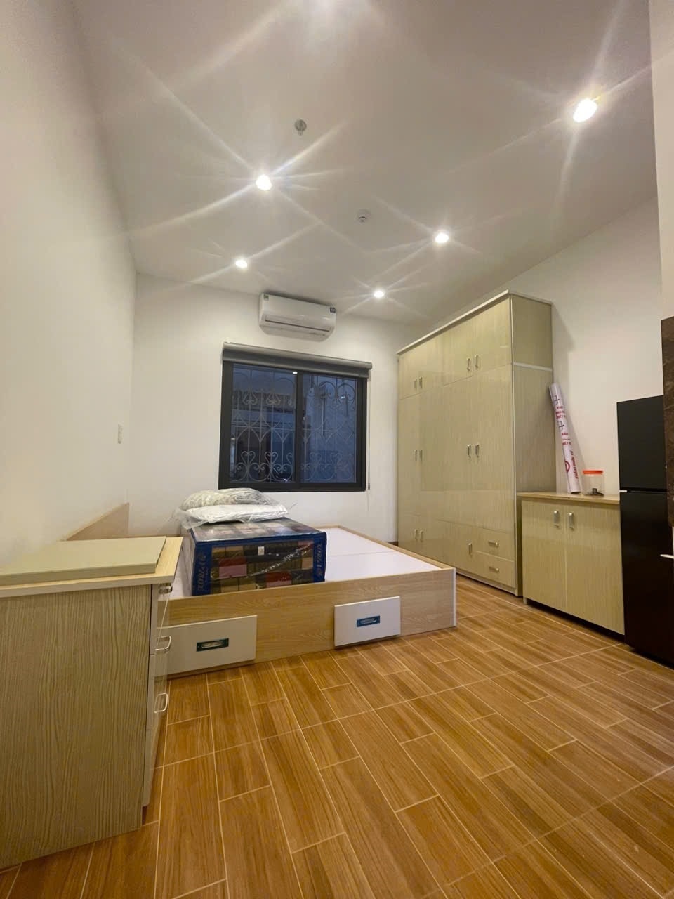 Phòng trọ Studio 30m2 tại Friends Team Thái Thịnh - Đống Đa - Phòng ngủ