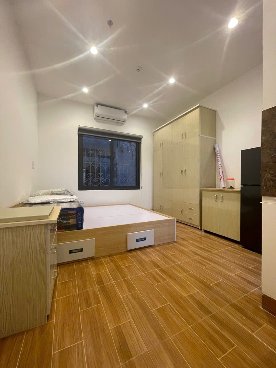 Phòng trọ Studio 30m2 tại Friends Team Thái Thịnh - Đống Đa - Phòng ngủ