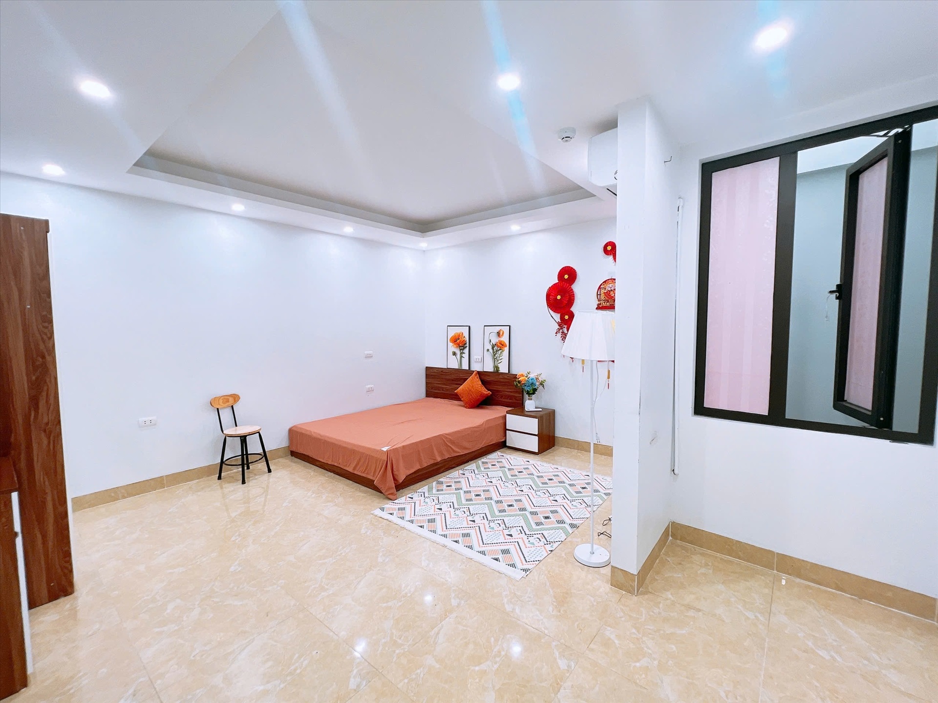 Phòng trọ 1 Phòng ngủ 30m2 tại Happyhomes 1 Lạc Long Quân - Tây Hồ - Phòng ngủ