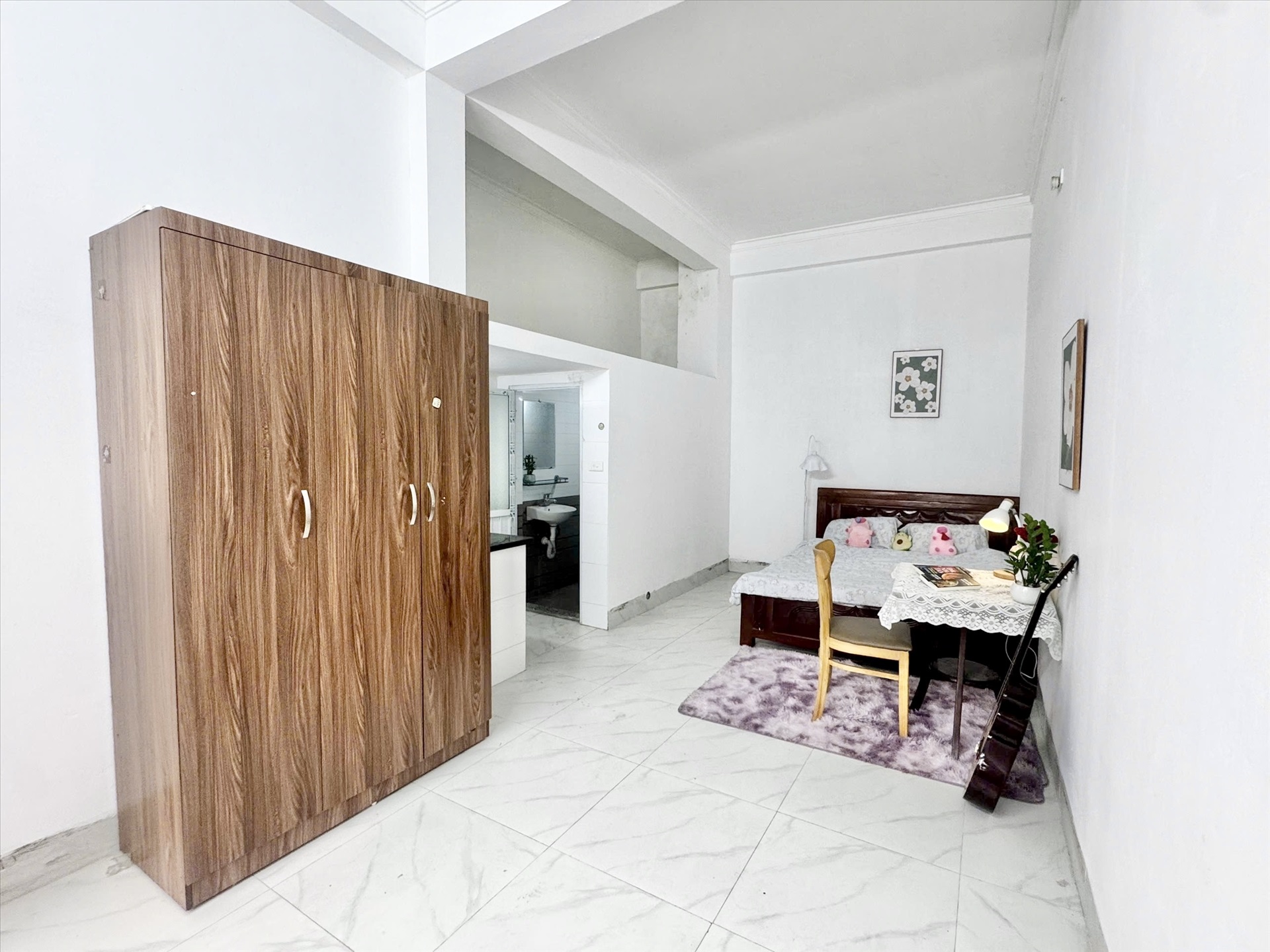 Phòng trọ Studio 30m2 tại Time House 8 Cổ Nhuế - Bắc Từ Liêm - Phòng ngủ