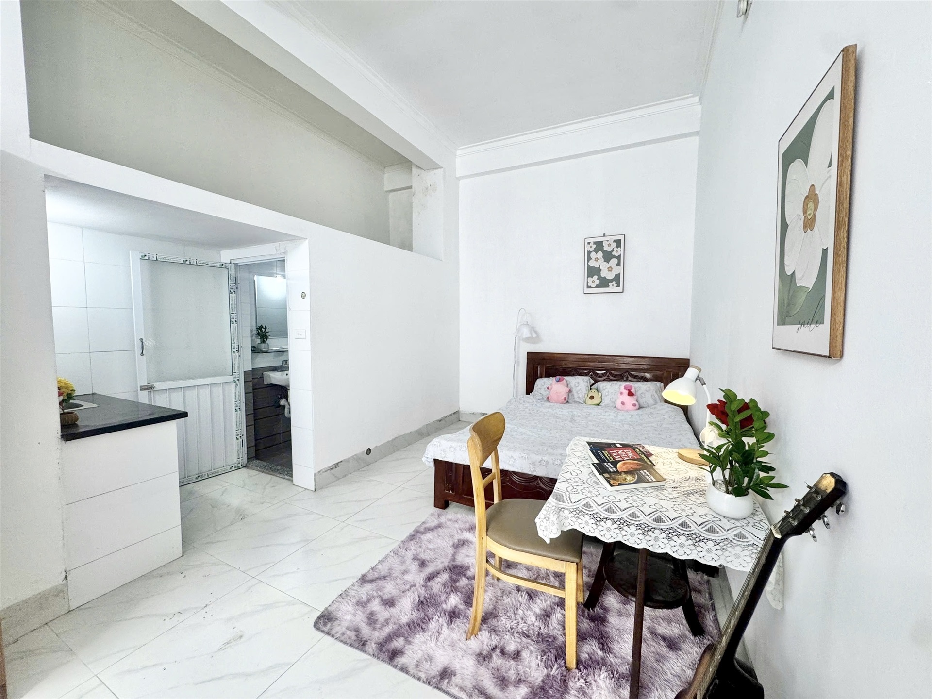 Phòng trọ Studio 30m2 tại Time House 8 Cổ Nhuế - Bắc Từ Liêm - Phòng ngủ